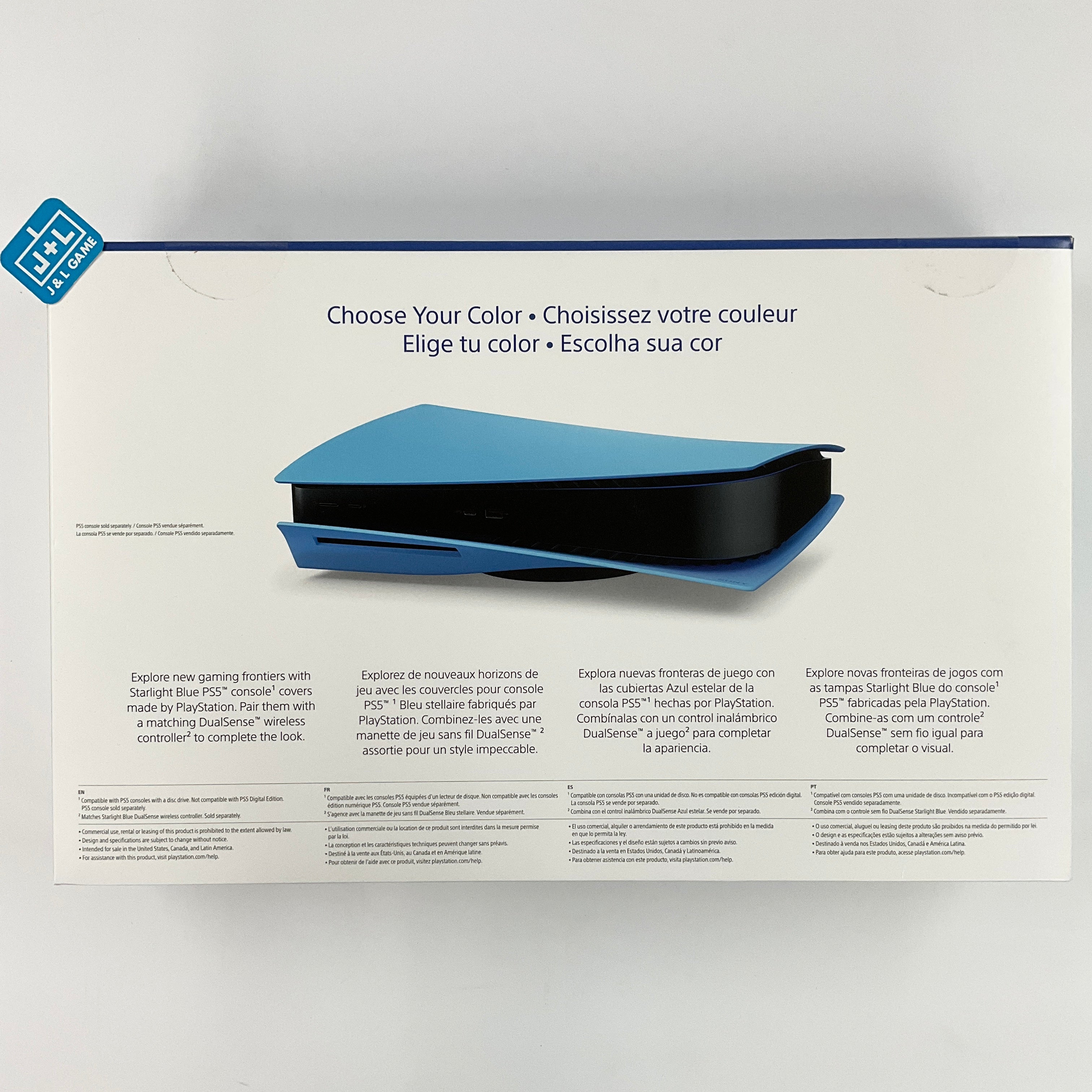 Sony PlayStation 5 DISC Console Cover (Starlight Blue) - (PS5) Playstation 5 Accessories Sony   