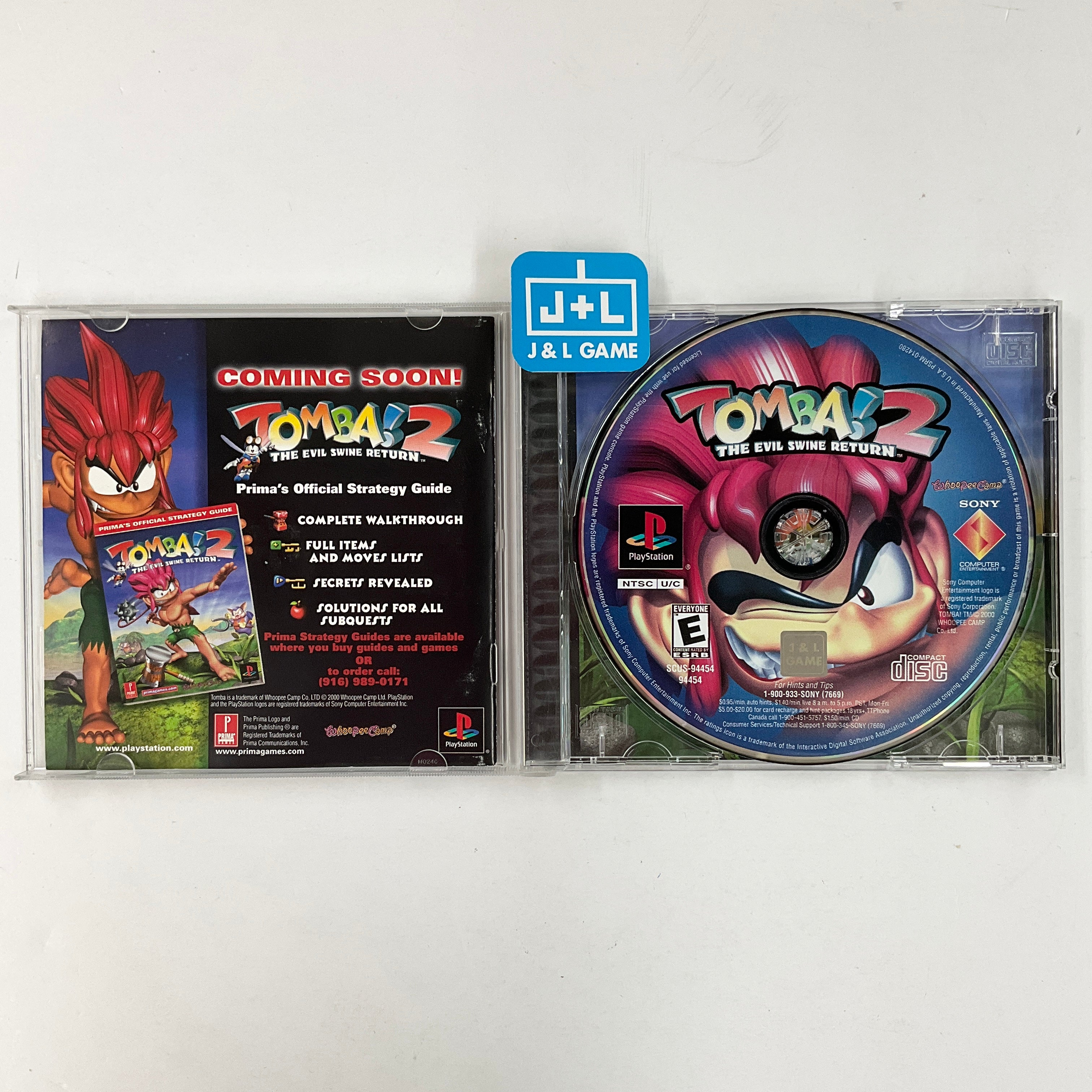 Tomba! 2: The Evil Swine Return - (PS1) PlayStation 1 [Pre-Owned] Video Games SCEA   