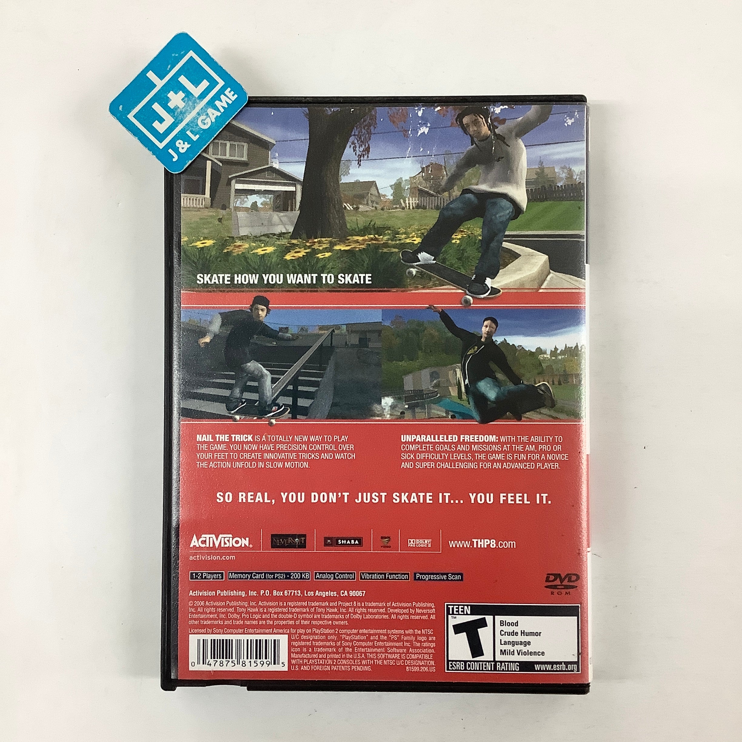 Tony Hawk's Project 8 - (PS2) PlayStation 2 [Pre-Owned] Video Games Activision   