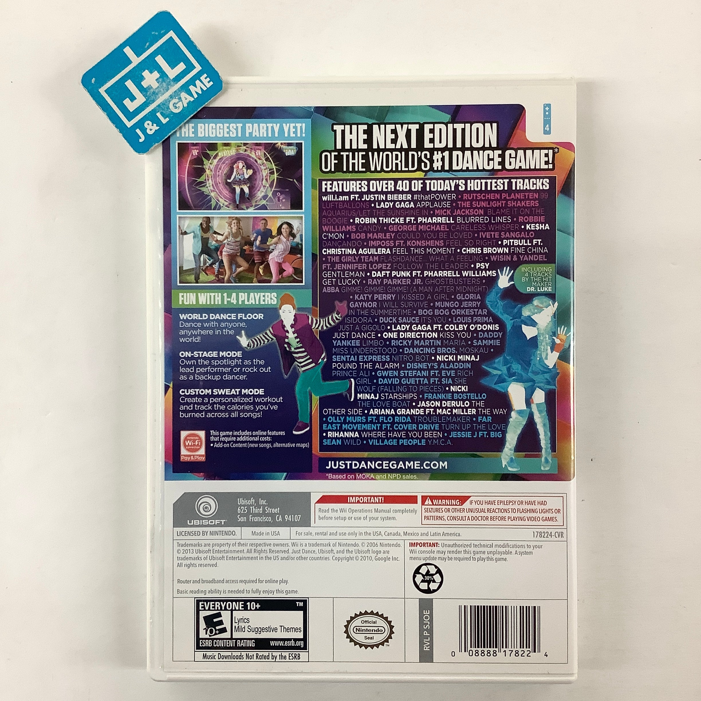 Just Dance 2014 - Nintendo Wii [Pre-Owned] Video Games Ubisoft   