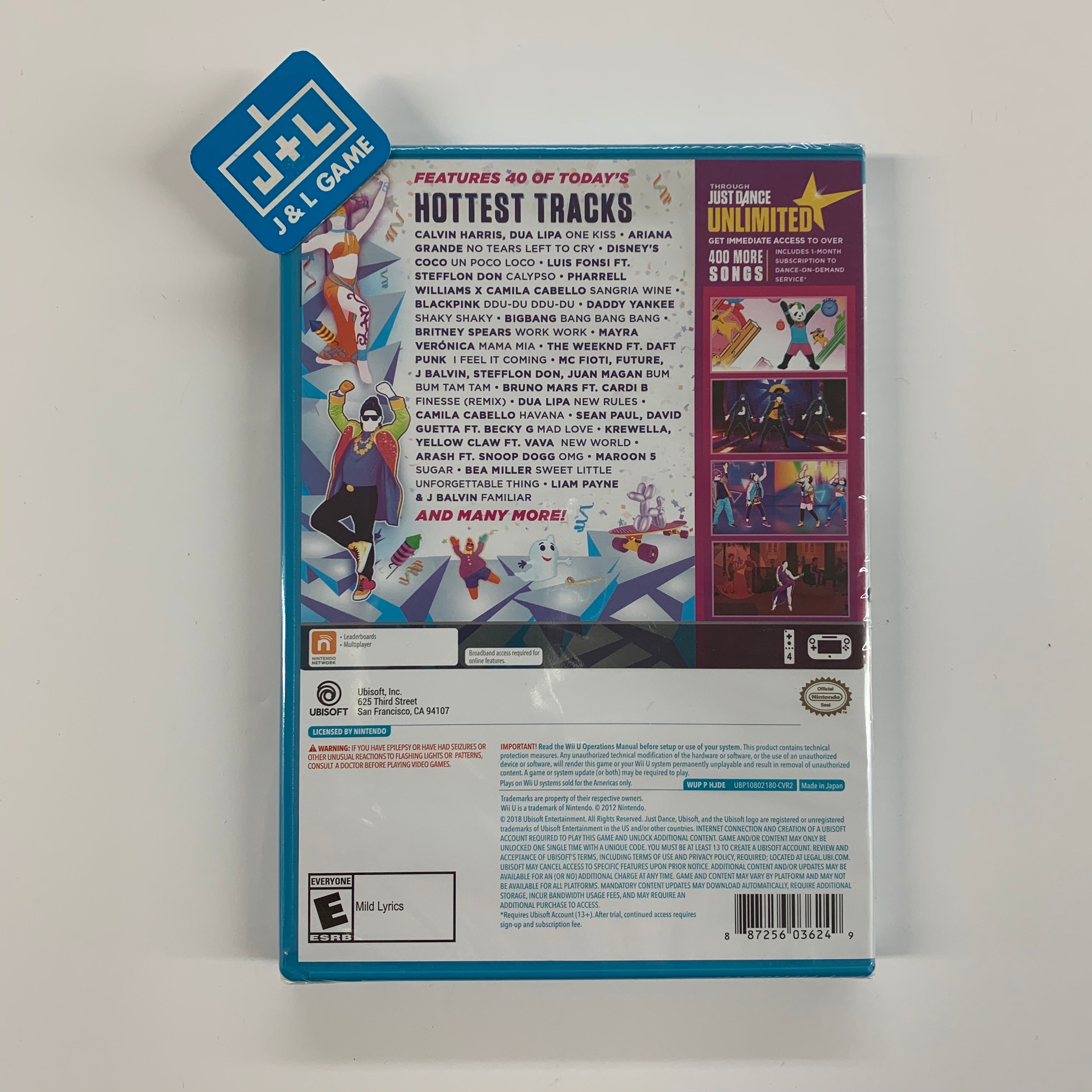 Just Dance 2019 - Nintendo Wii U Video Games Ubisoft   