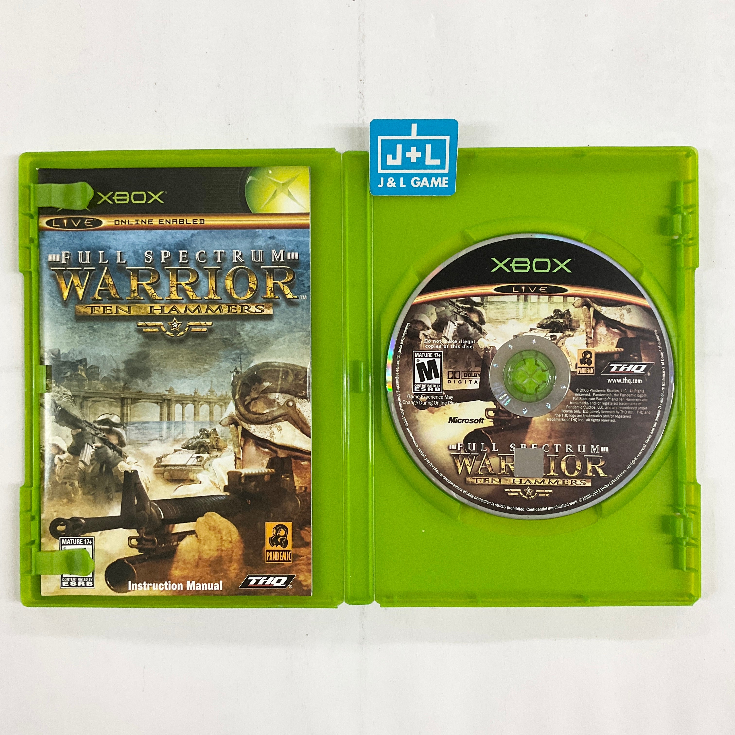 Full Spectrum Warrior: Ten Hammers - (XB) Xbox [Pre-Owned] Video Games THQ   