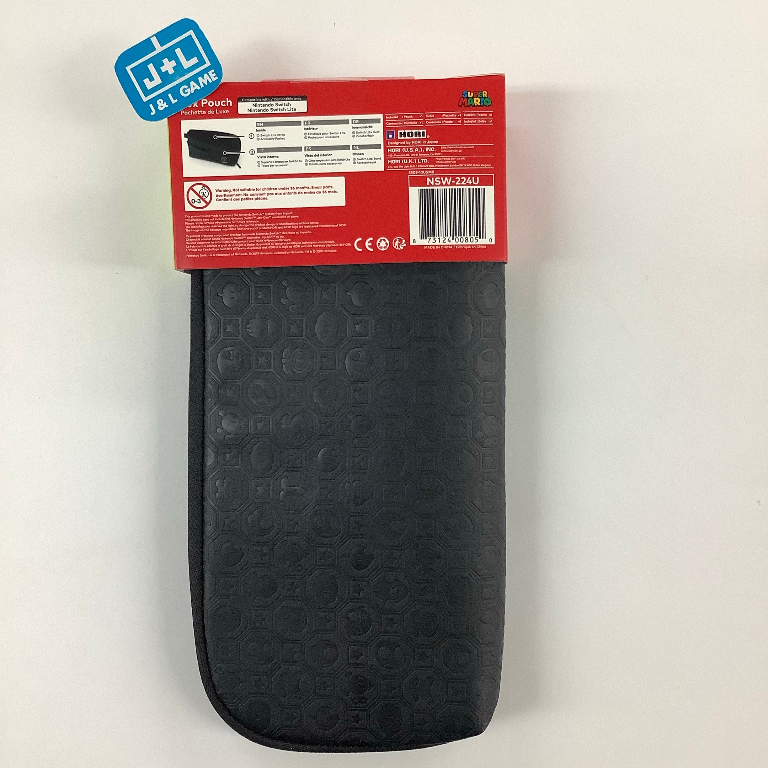 HORI Nintendo Switch Lite Lux Pouch (Mario) - (NSW) Nintendo Switch Accessories HORI   