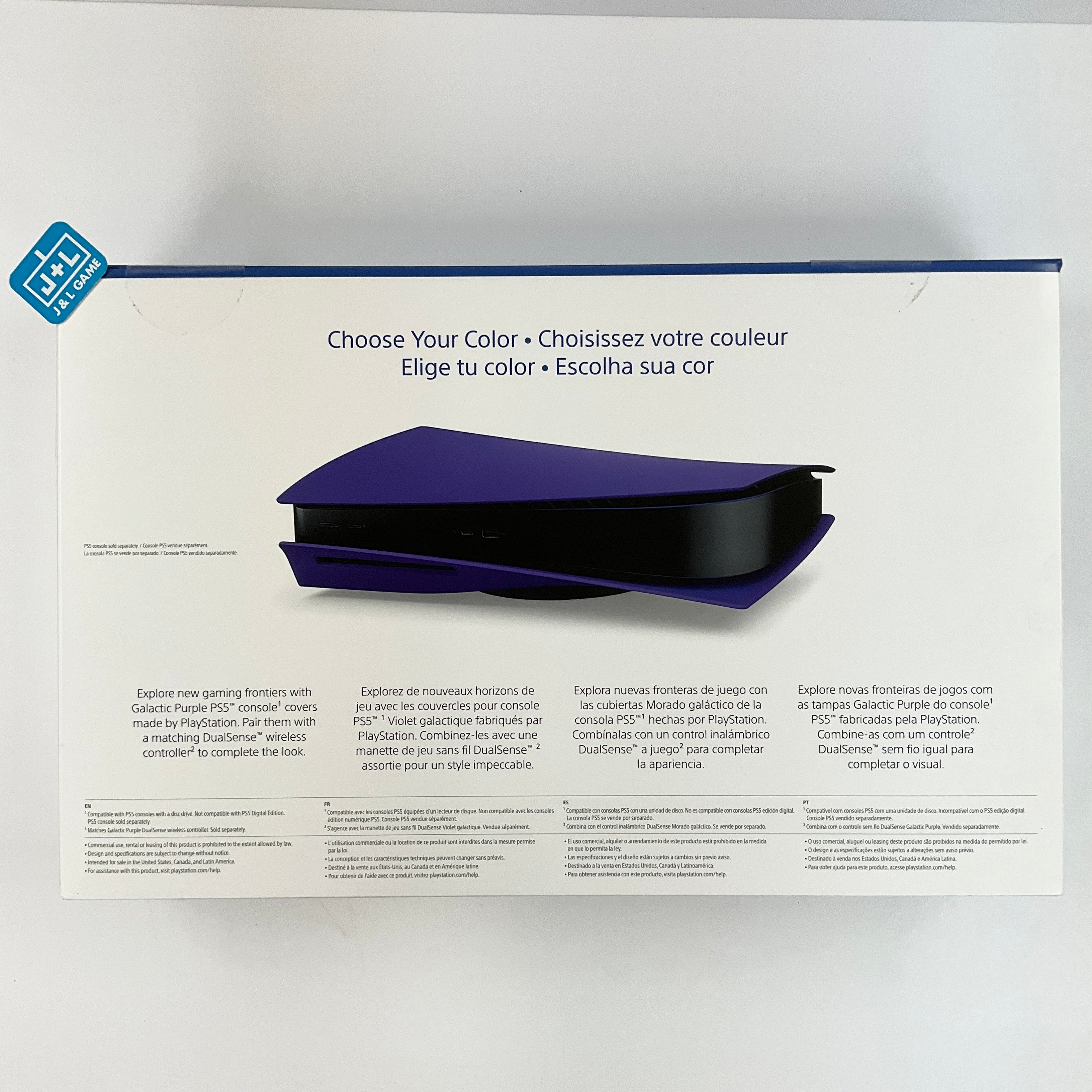 Sony PlayStation 5 DISC Console Cover (Galactic Purple) - (PS5) Playstation 5 Accessories SONY   