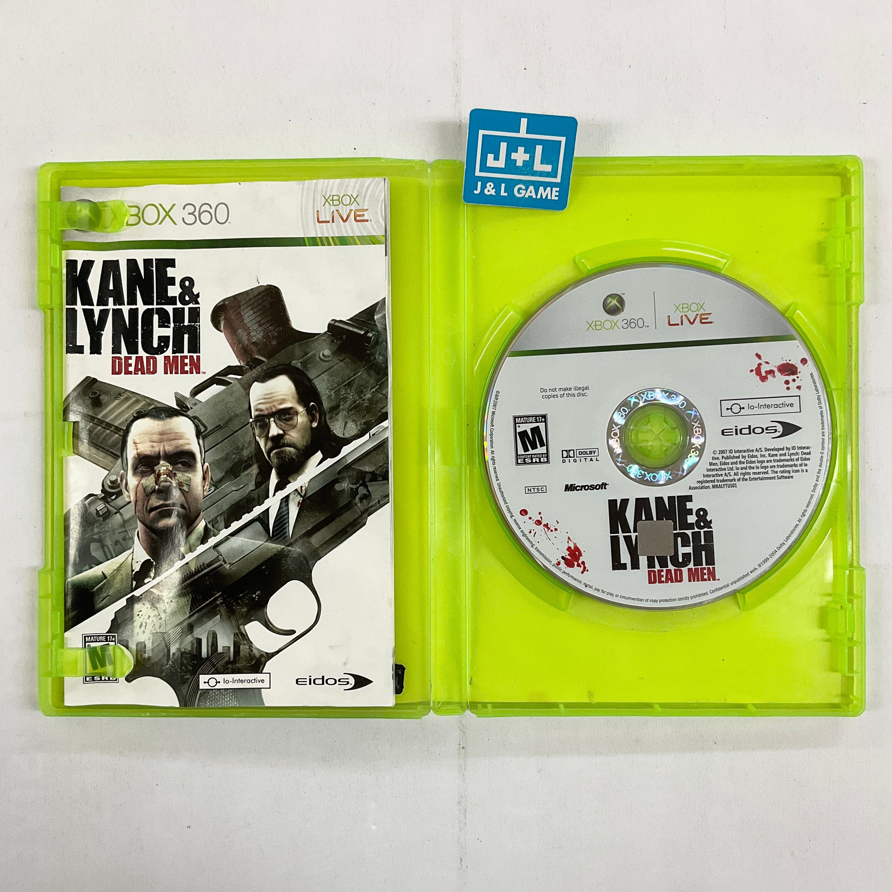Kane & Lynch: Dead Men - Xbox 360 [Pre-Owned] Video Games Eidos Interactive   