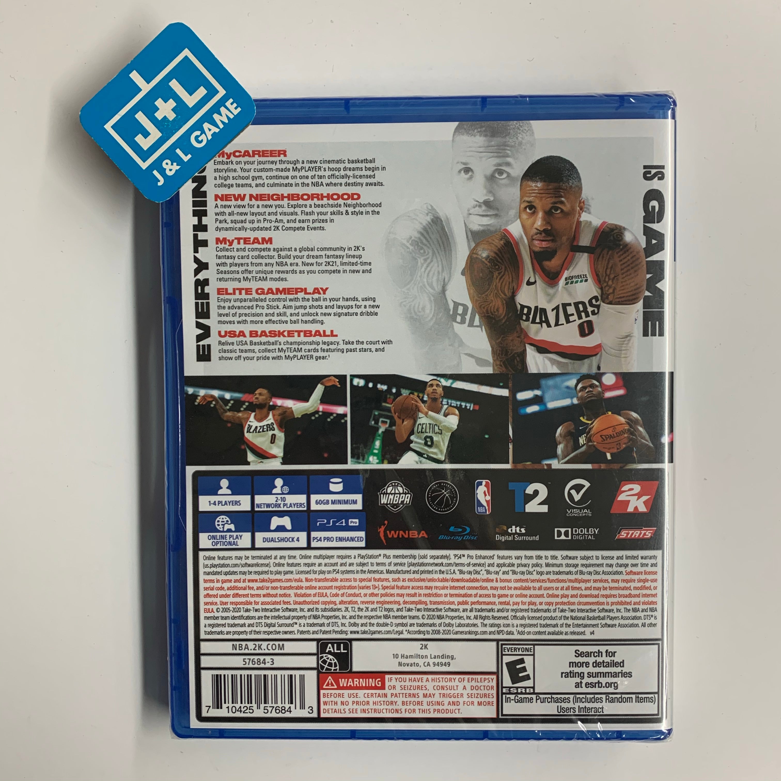 NBA 2K21 - (PS4) PlayStation 4 Video Games 2K   
