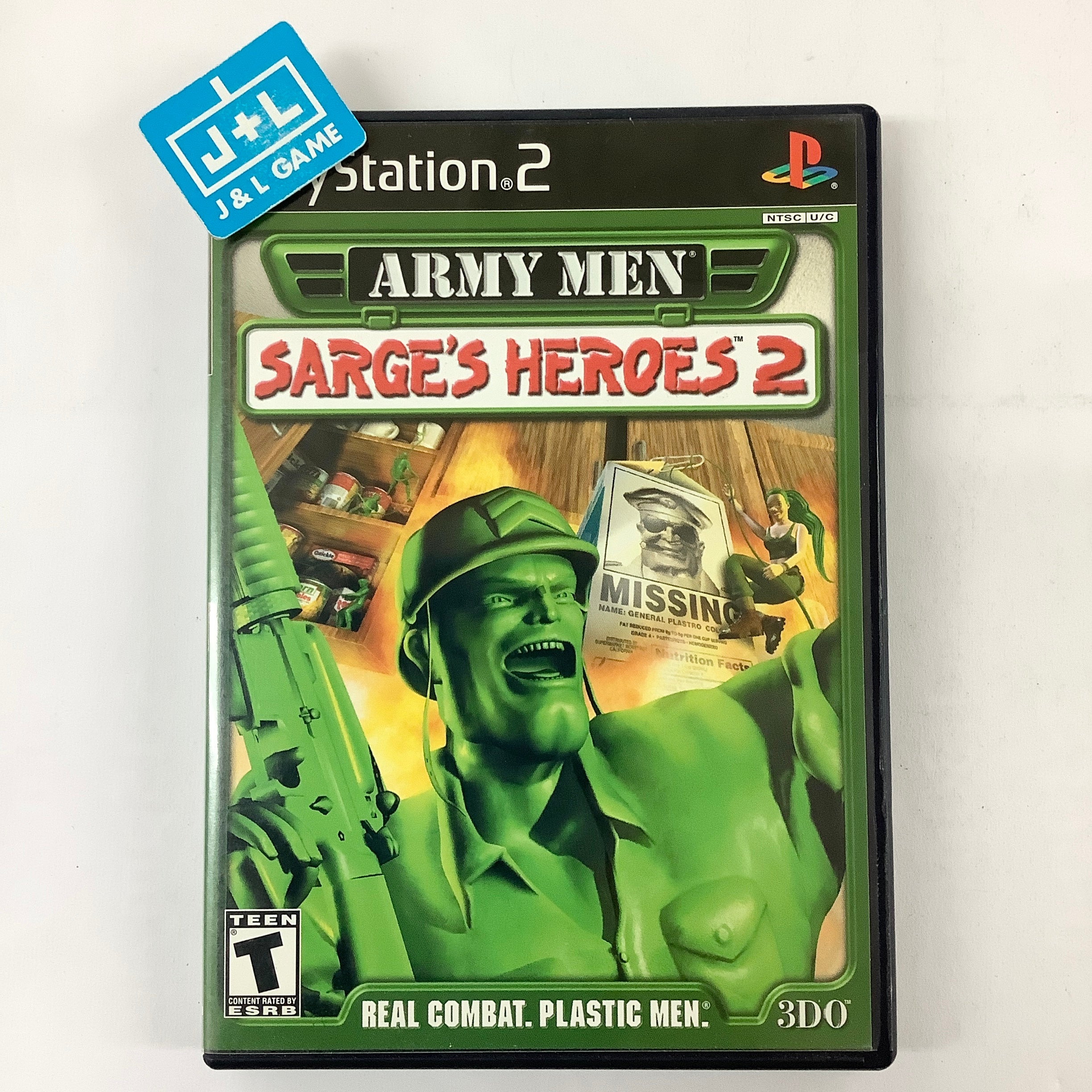 Army Men: Sarge's Heroes 2 - (PS2) PlayStation 2 [Pre-Owned] Video Games 3DO   