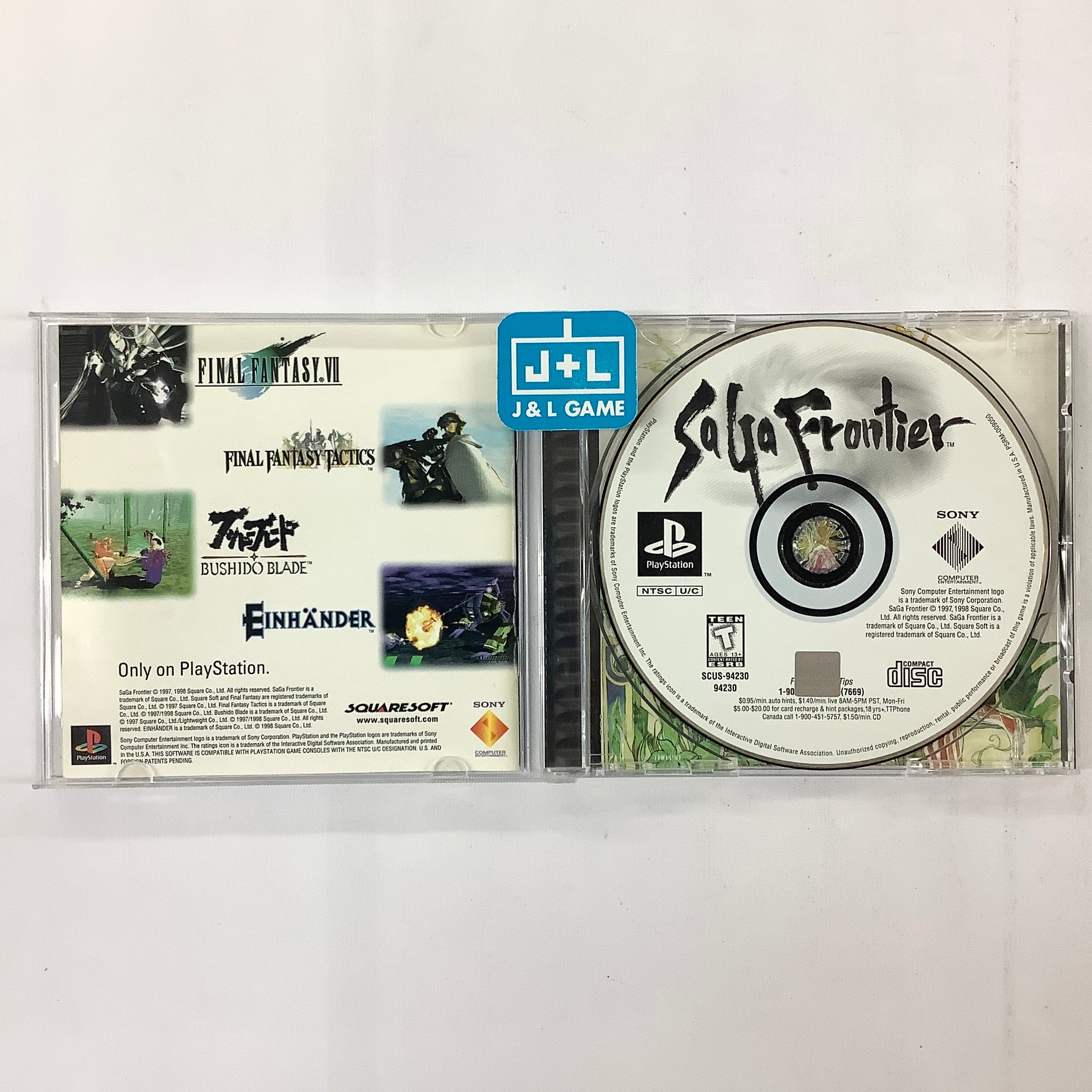 SaGa Frontier - (PS1) PlayStation 1 [Pre-Owned] Video Games SCEA   