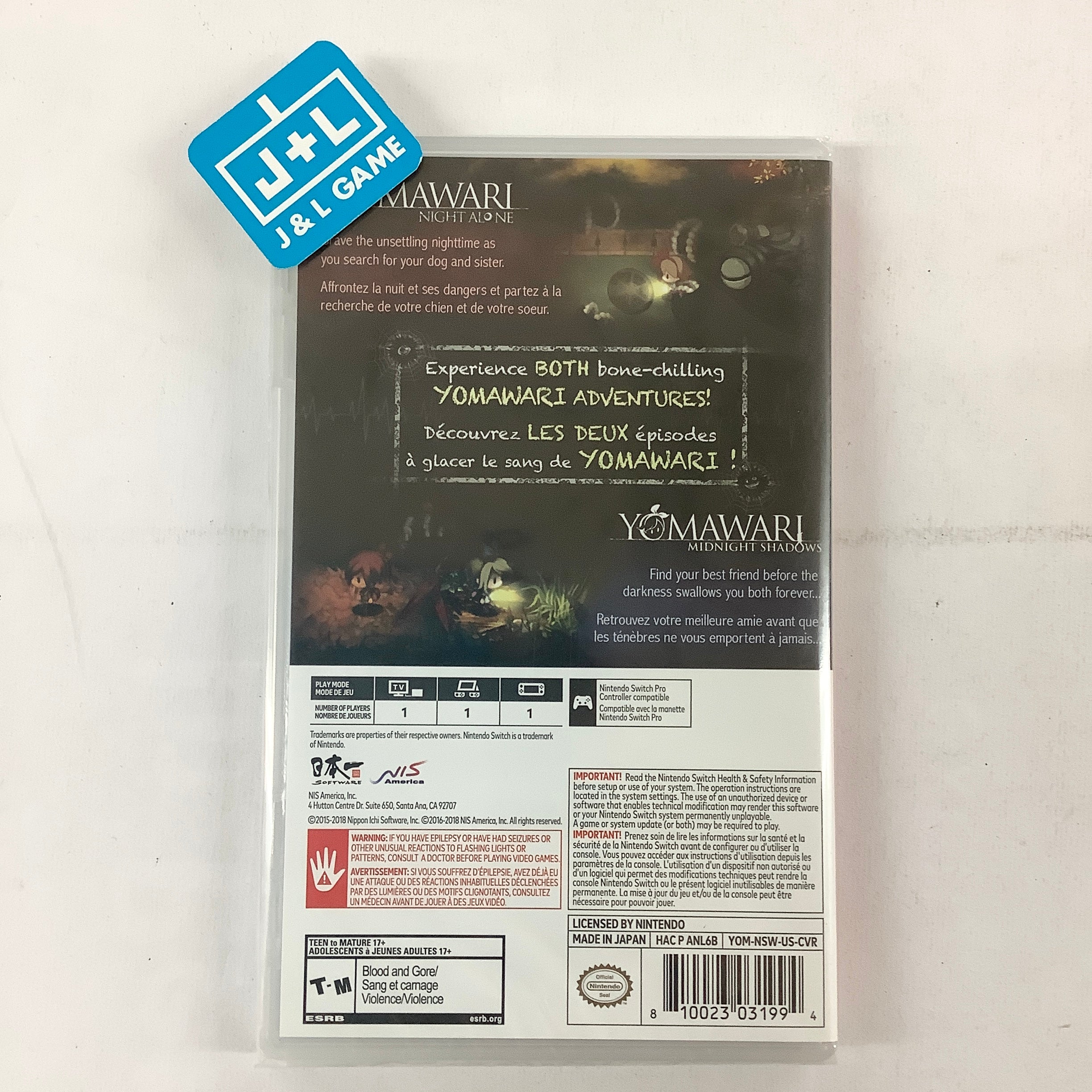 Yomawari: The Long Night Collection - (NSW) Nintendo Switch Video Games NIS America   