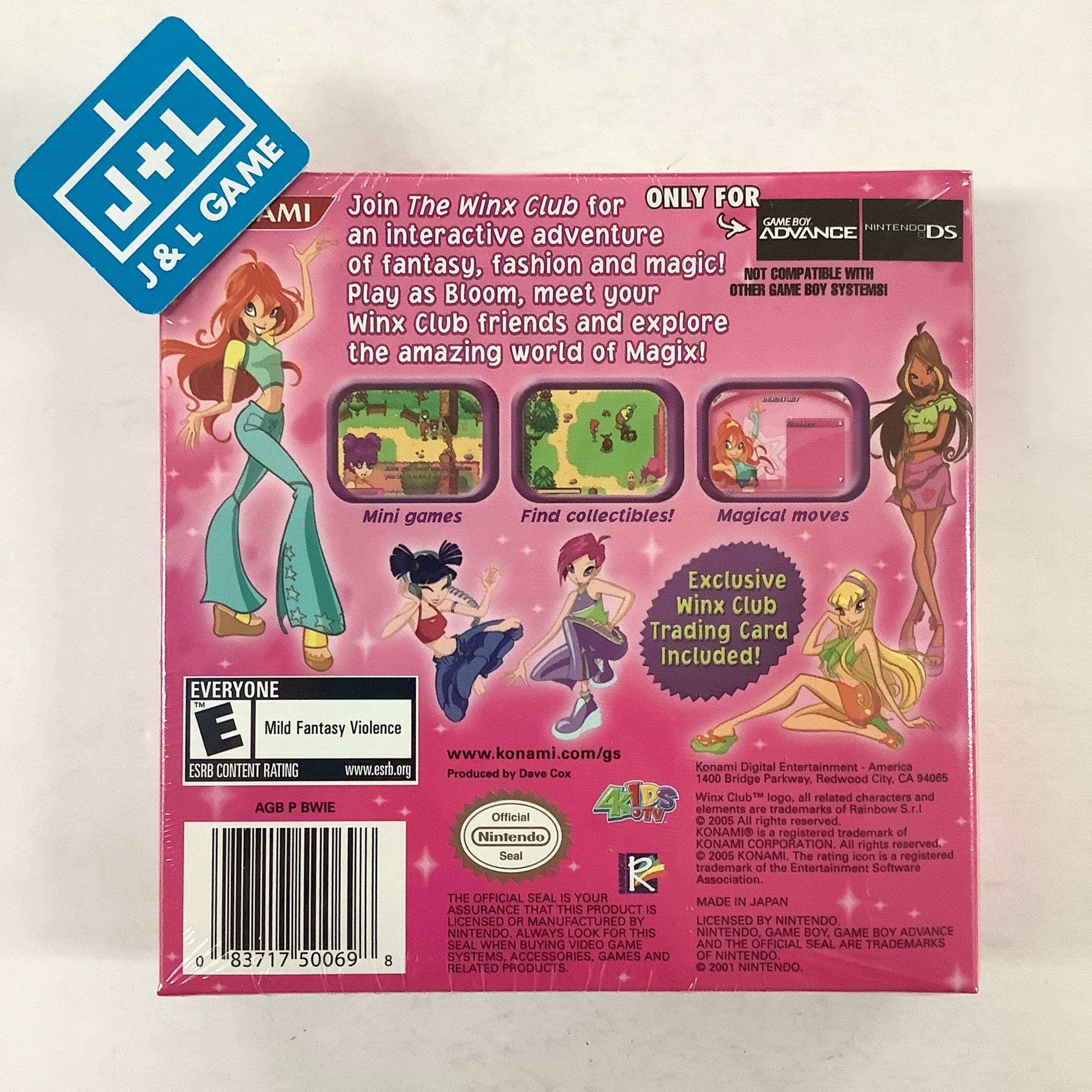 WinX Club - (GBA) Game Boy Advance Video Games Konami   