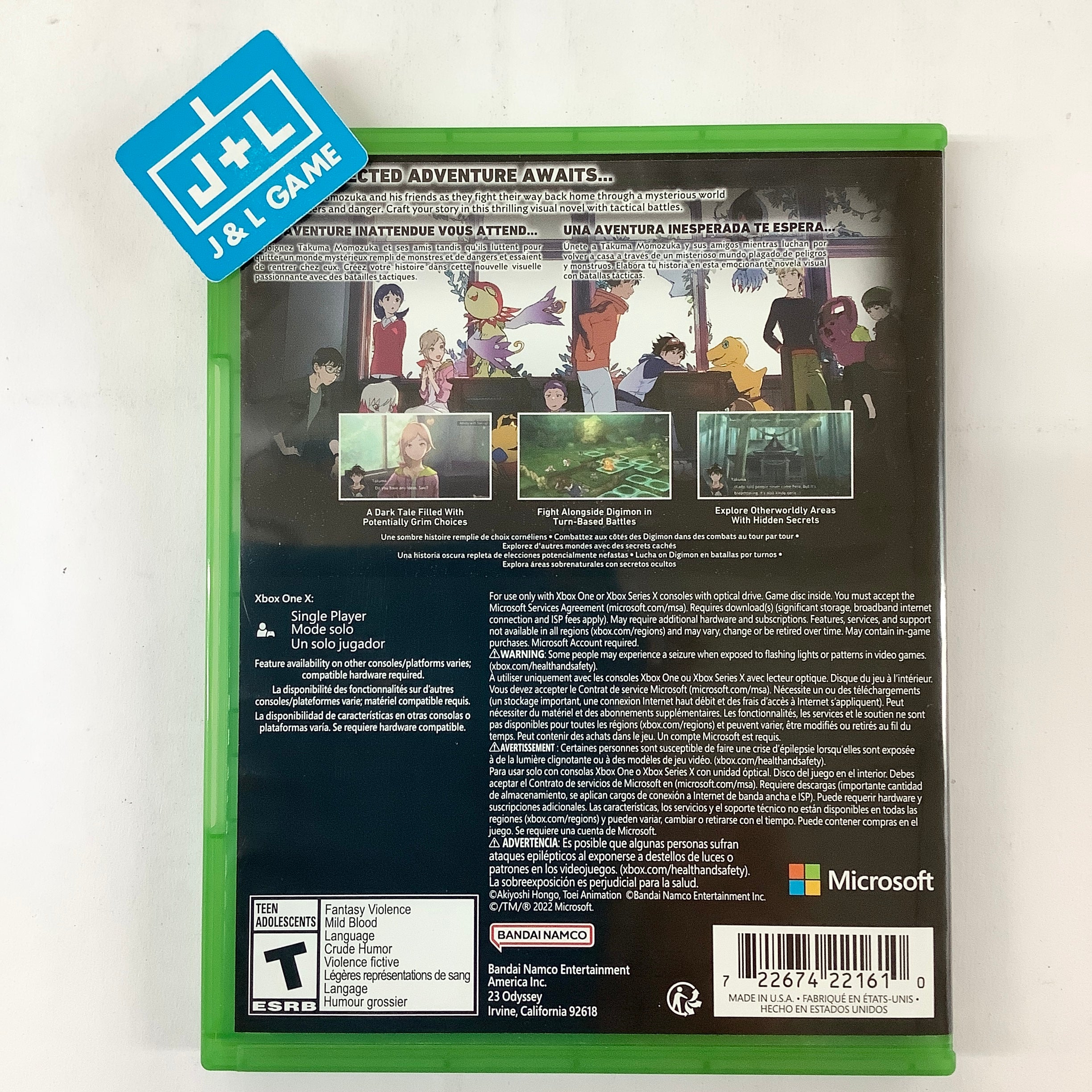 Digimon Survive - (XB1) Xbox One [Pre-Owned] Video Games BANDAI NAMCO Entertainment   