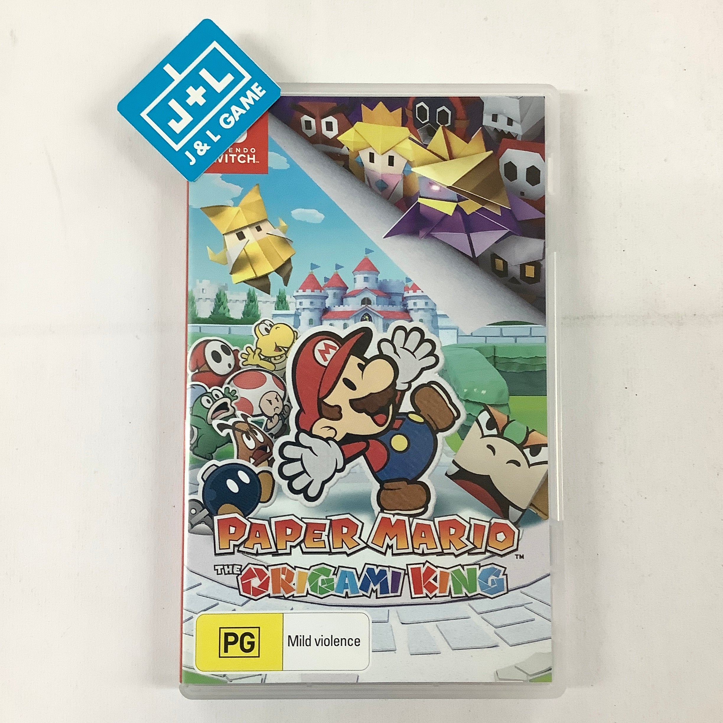 Paper Mario: The Origami King - (NSW) Nintendo Switch [Pre-Owned] (European Import) Video Games Nintendo   