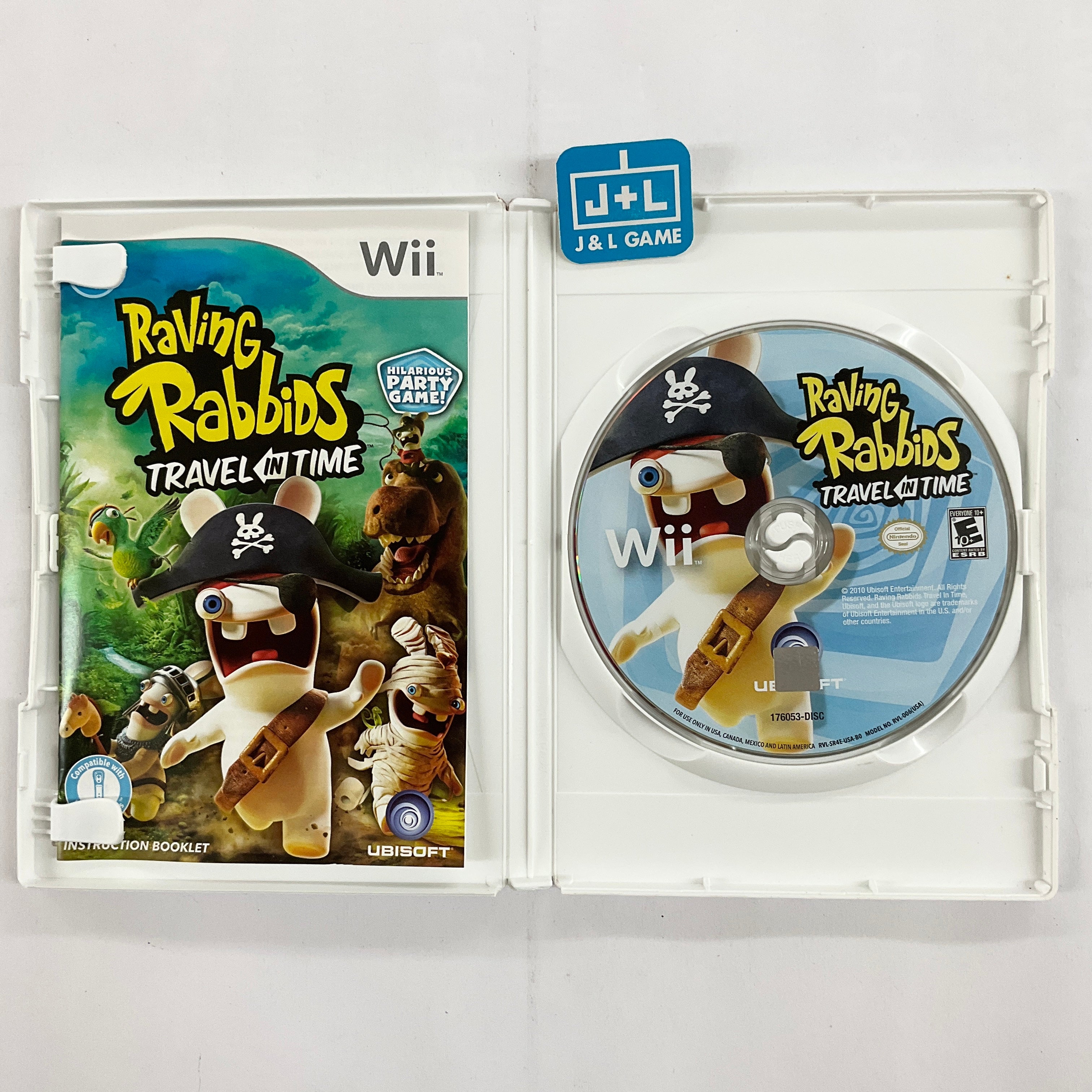 Raving Rabbids: Travel in Time - Nintendo Wii [Pre-Owned] Video Games Ubisoft   