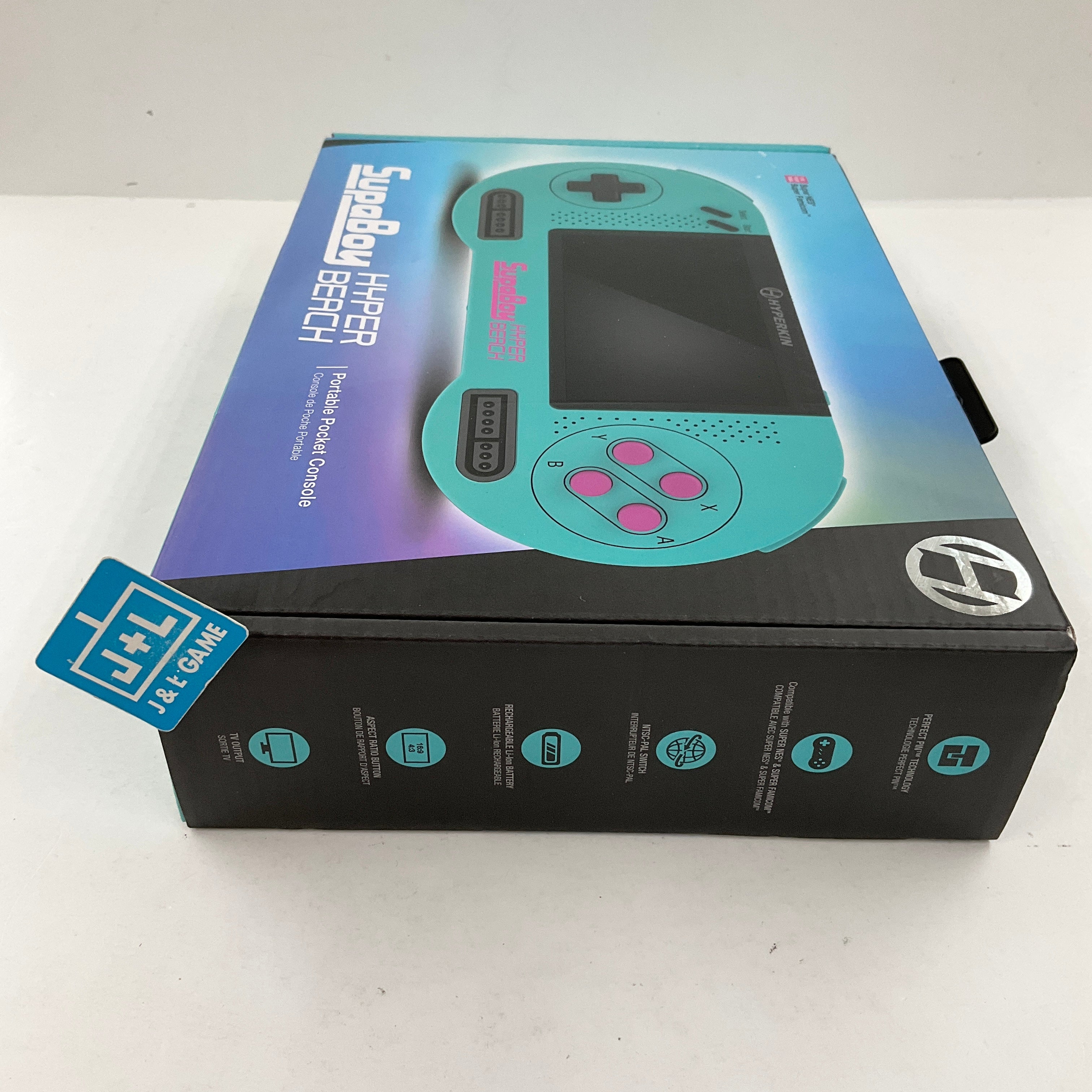 Hyperkin SupaBoy Portable Pocket Console (Hyper Beach) - (SNES) Super Nintendo CONSOLE Hyperkin   