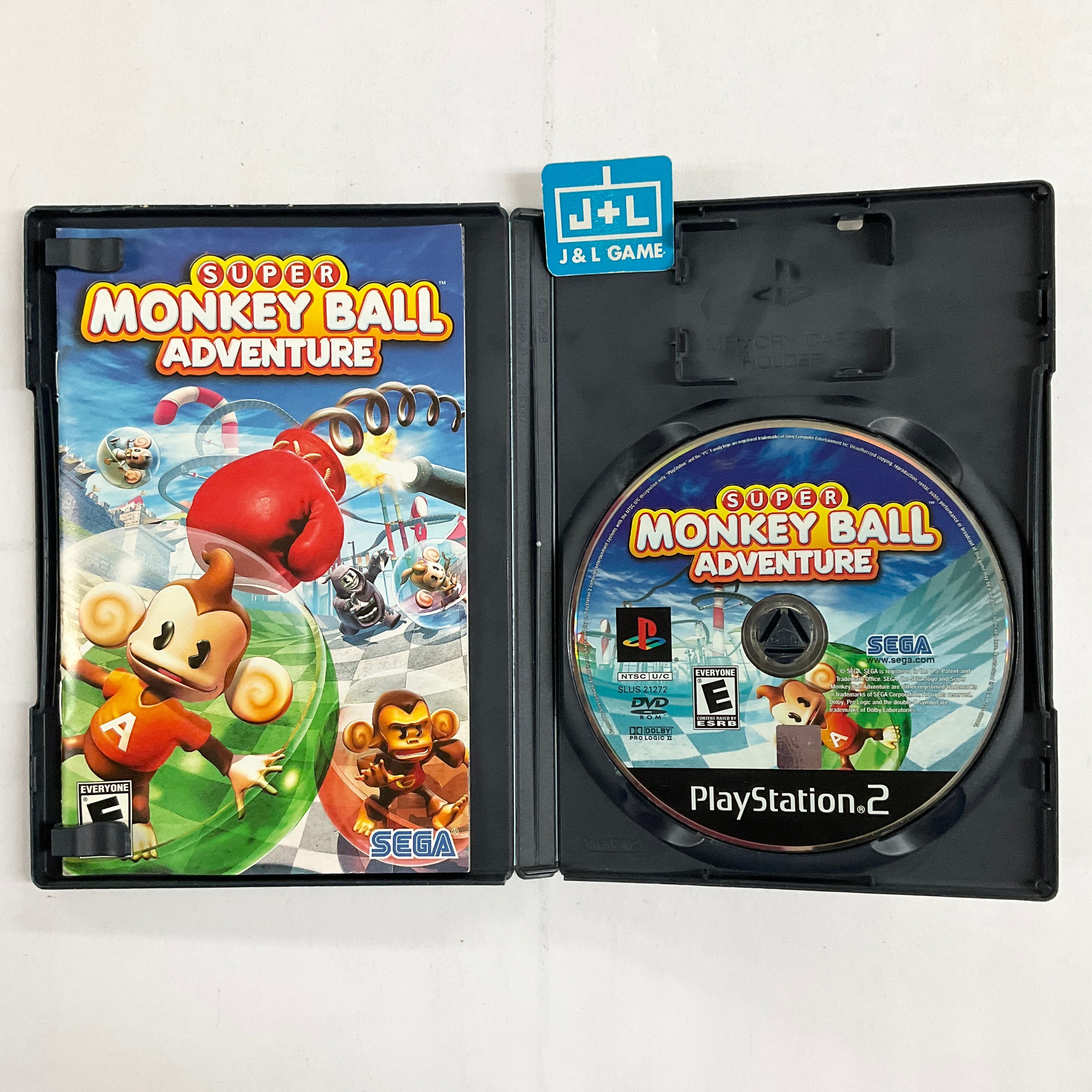 Super Monkey Ball Adventure - (PS2) PlayStation 2 [Pre-Owned] Video Games SEGA   