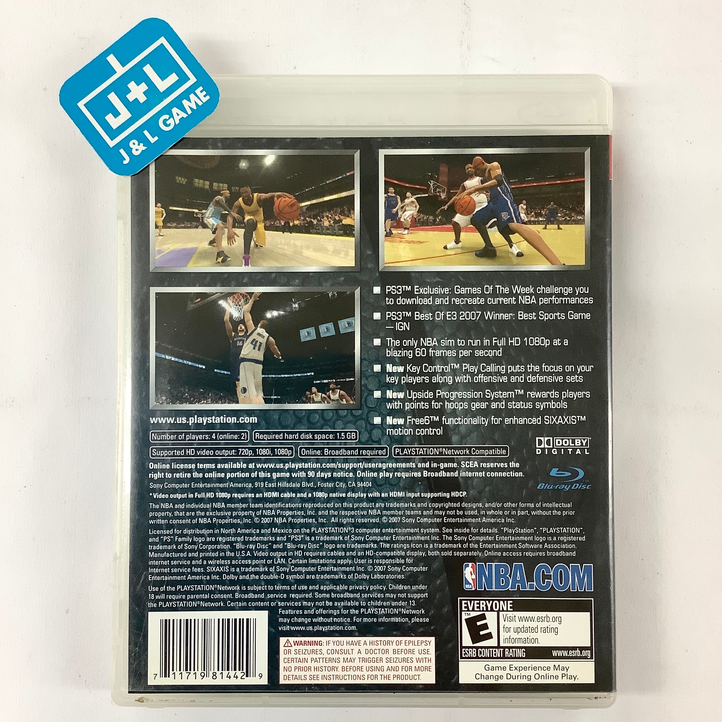 NBA 08 - (PS3) PlayStation 3 [Pre-Owned] Video Games SCEA   