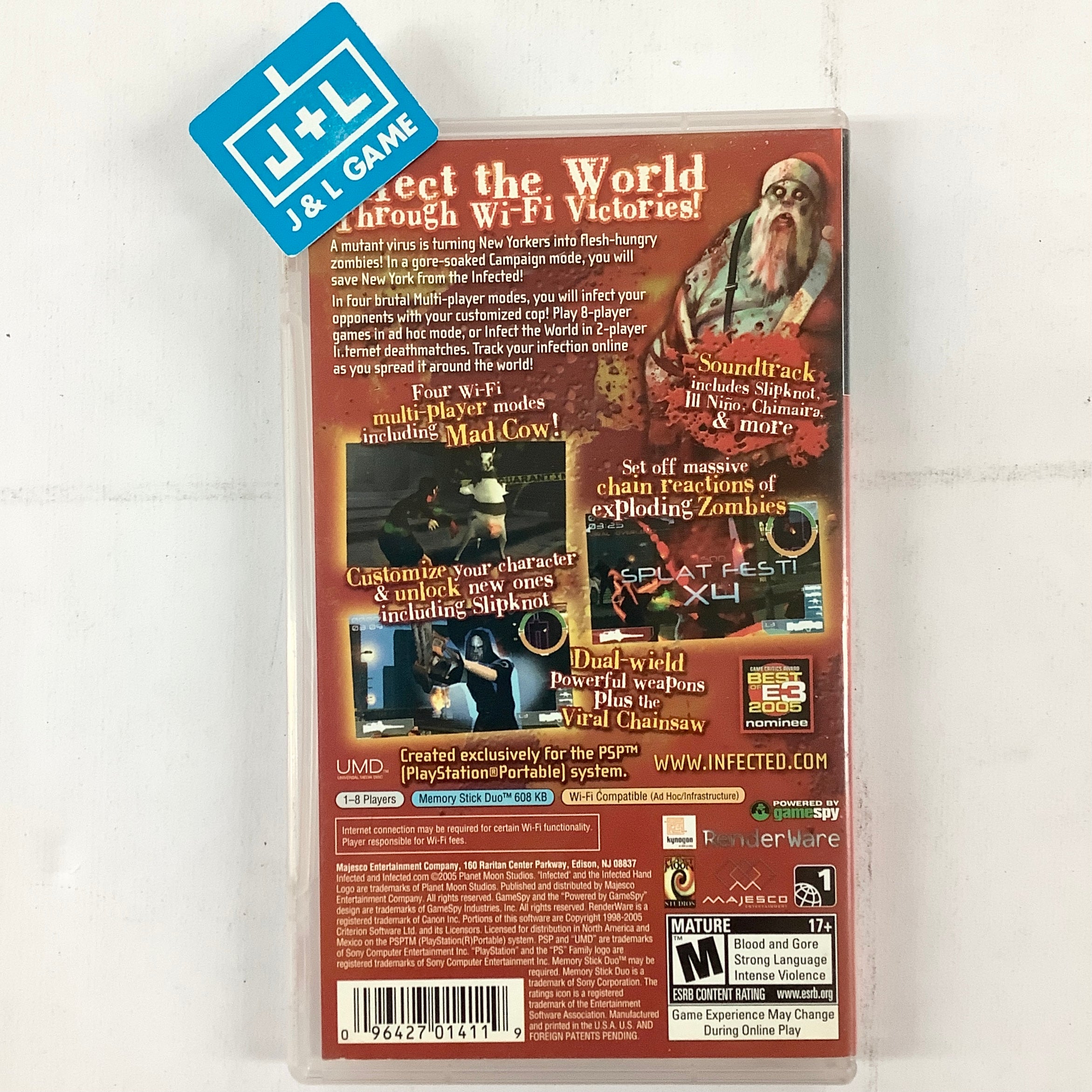 Infected - Sony PSP [Pre-Owned] | J&L Game