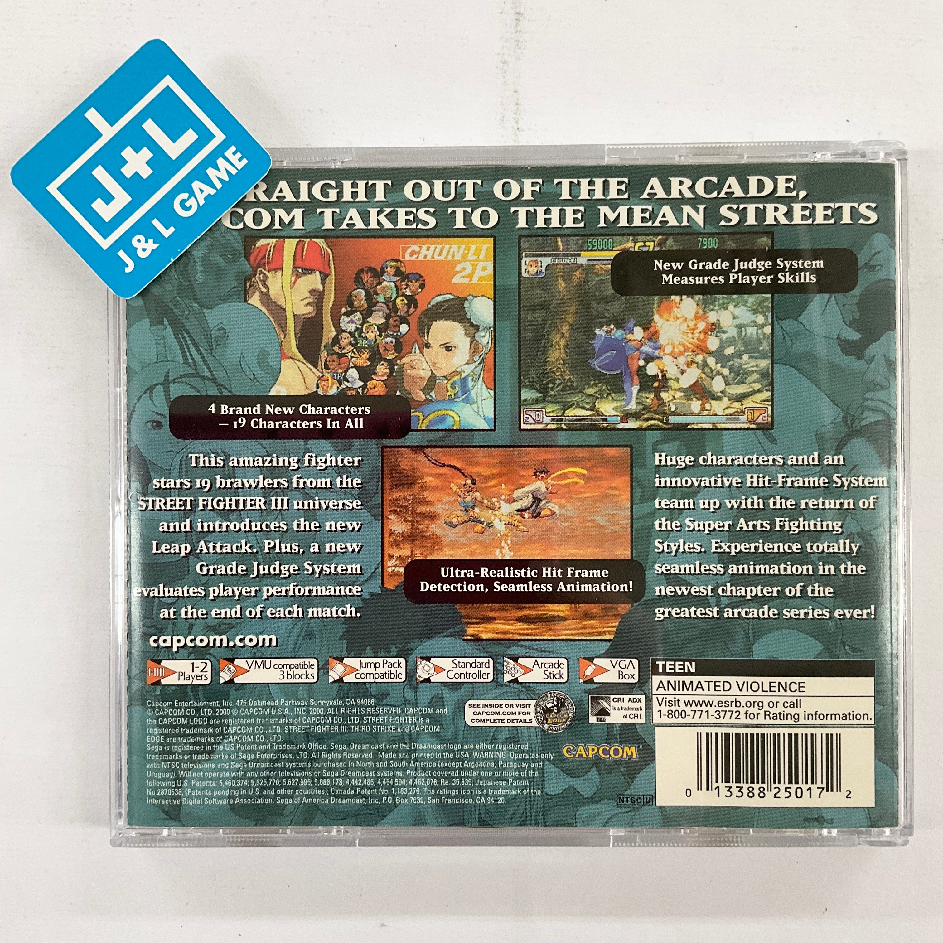 Street Fighter III: 3rd Strike - (DC) SEGA Dreamcast  [Pre-Owned] Video Games Capcom   