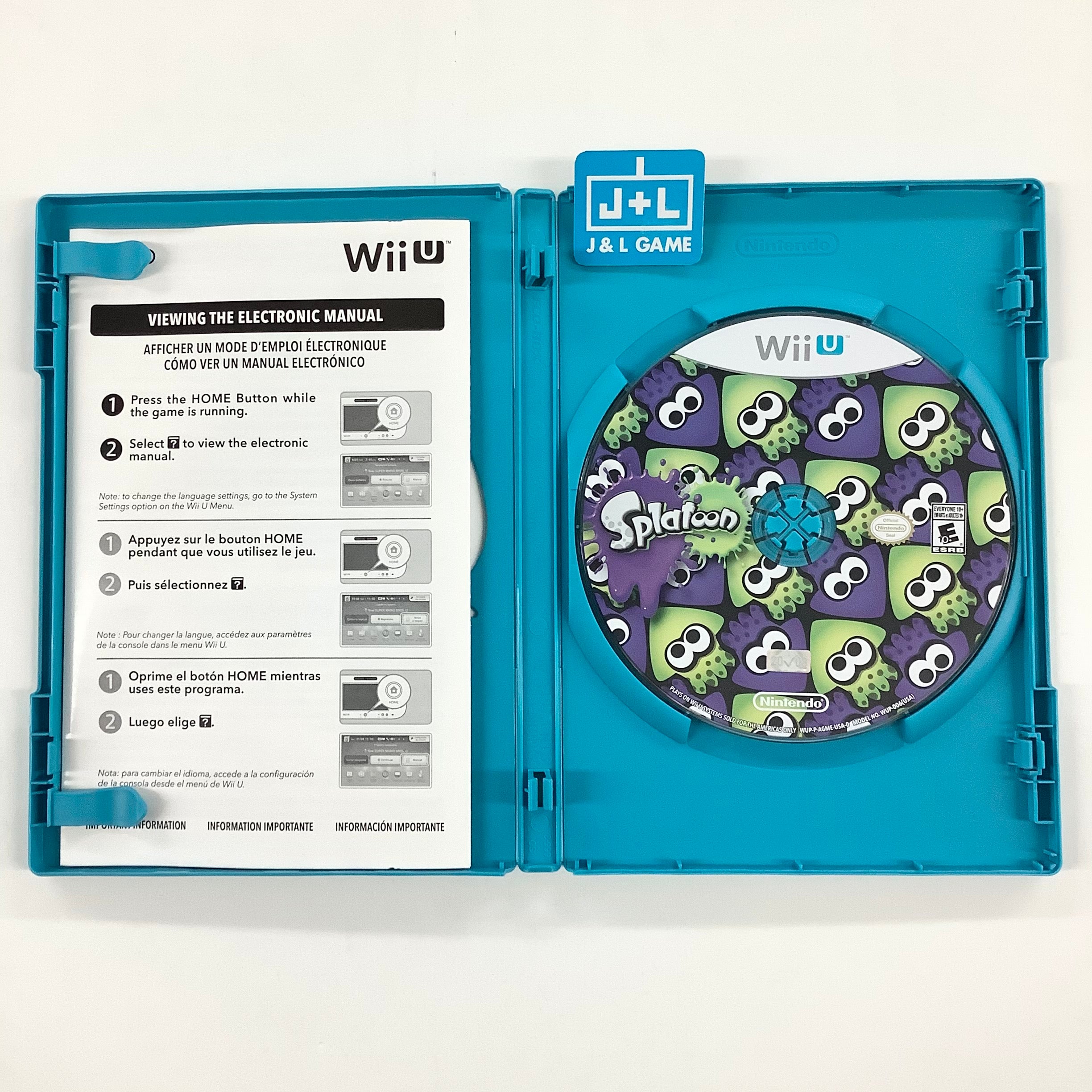 Splatoon - Nintendo Wii U [Pre-Owned] | J&L Game
