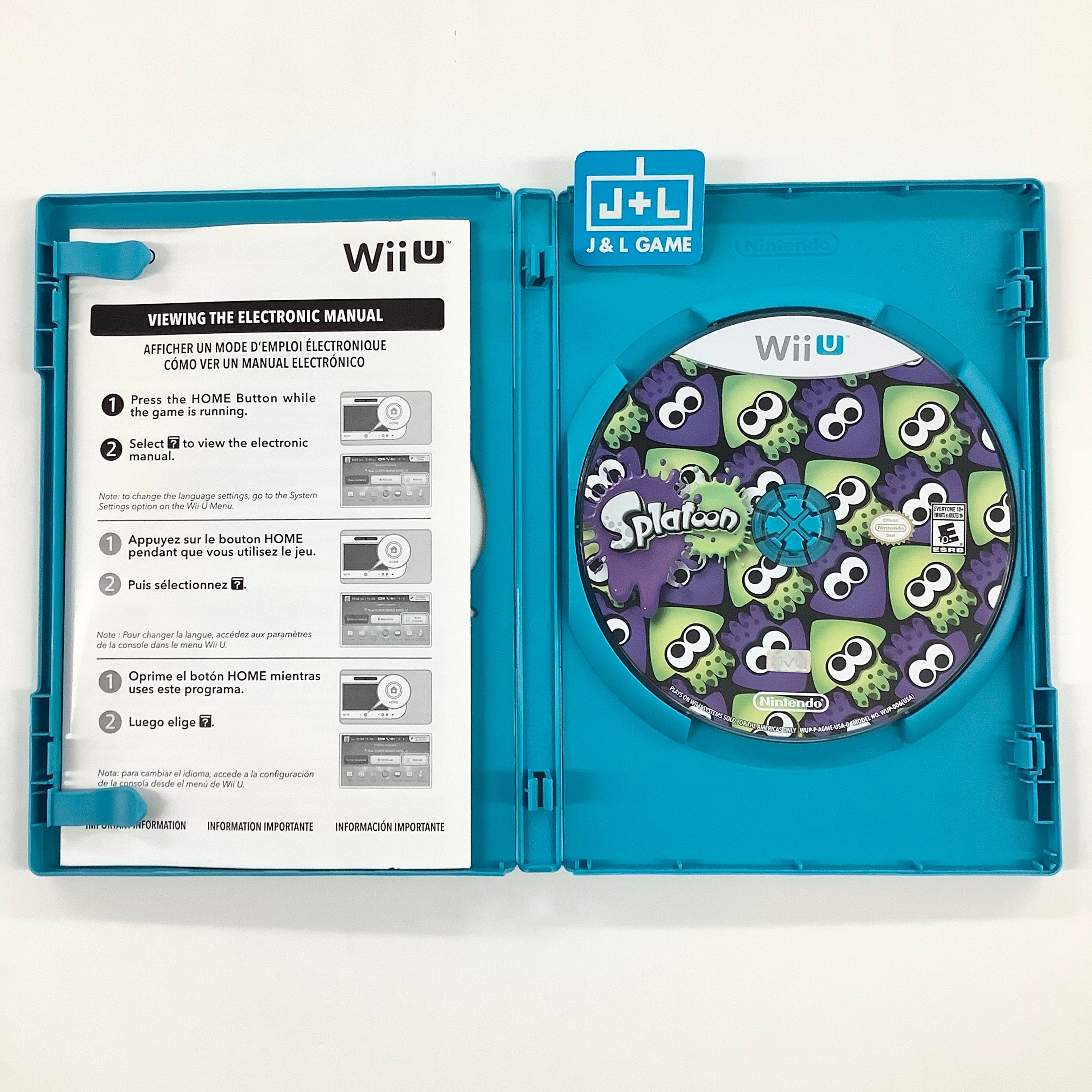 Splatoon - Nintendo Wii U [Pre-Owned] Video Games Nintendo   