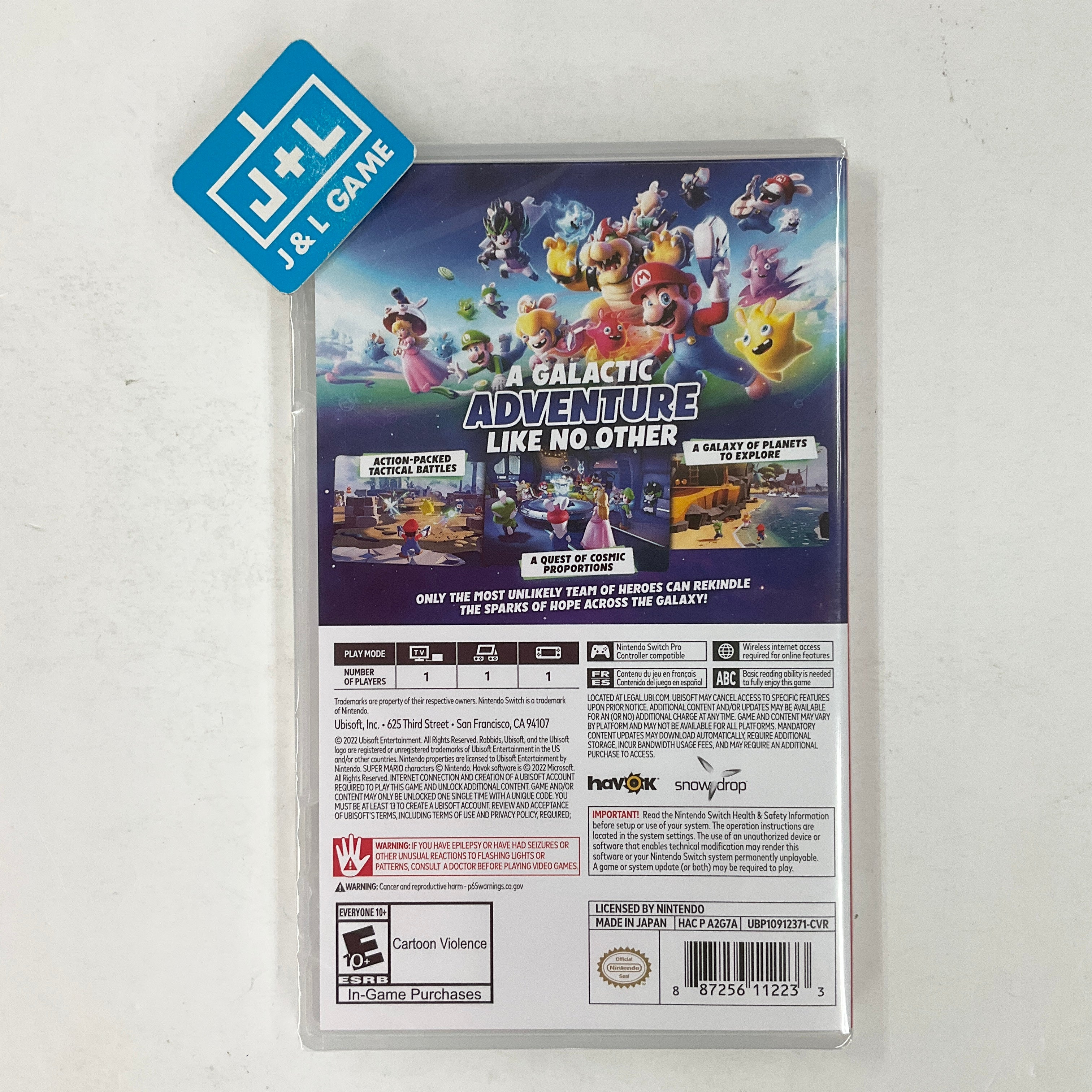 Mario + Rabbids Sparks of Hope - (NSW) Nintendo Switch Video Games Ubisoft   