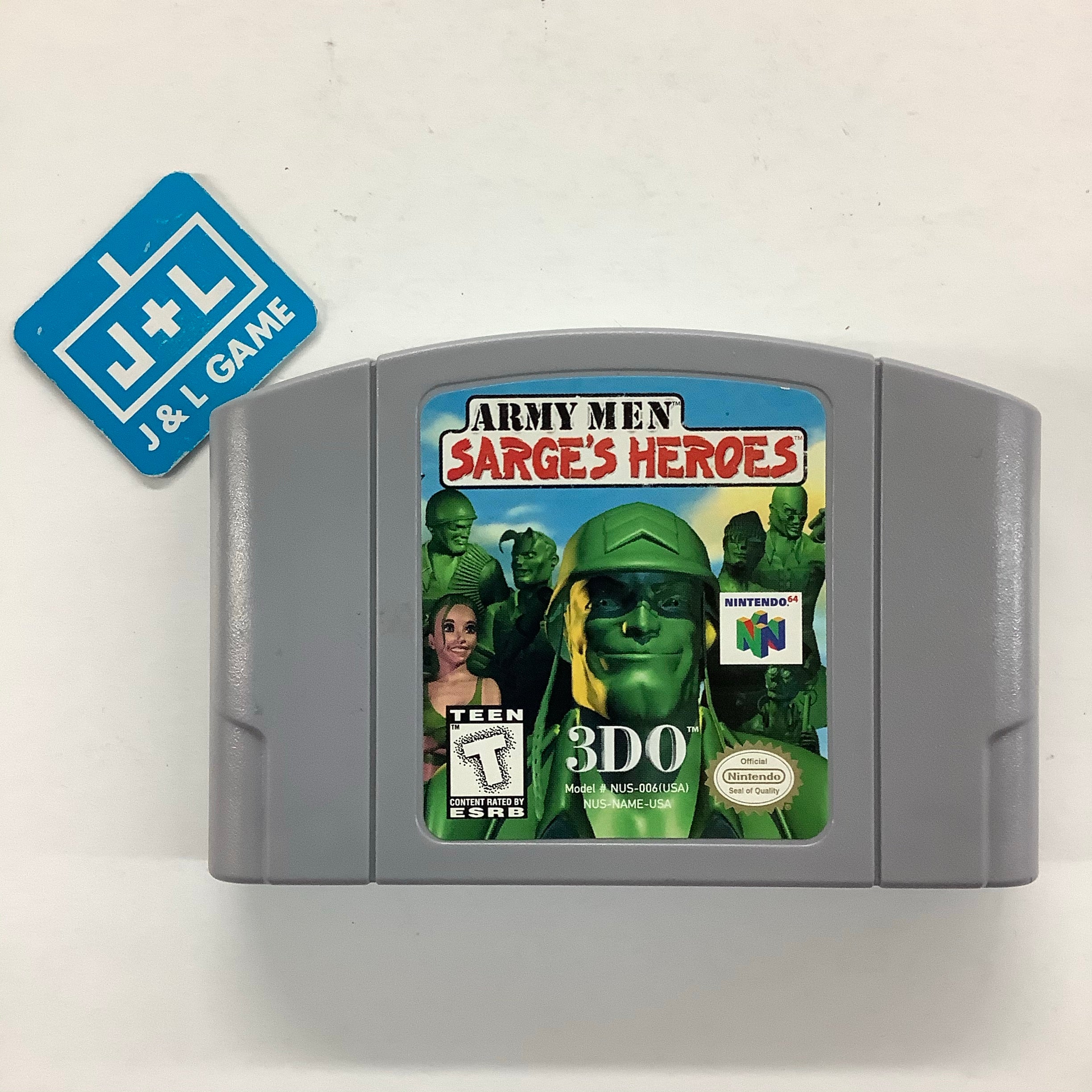 Army Men Sarge s Heroes N64 Nintendo 64 Pre Owned J L Game army-men-sarge-s-heroes-n64-nintendo-64-pre-owned-j-l-game