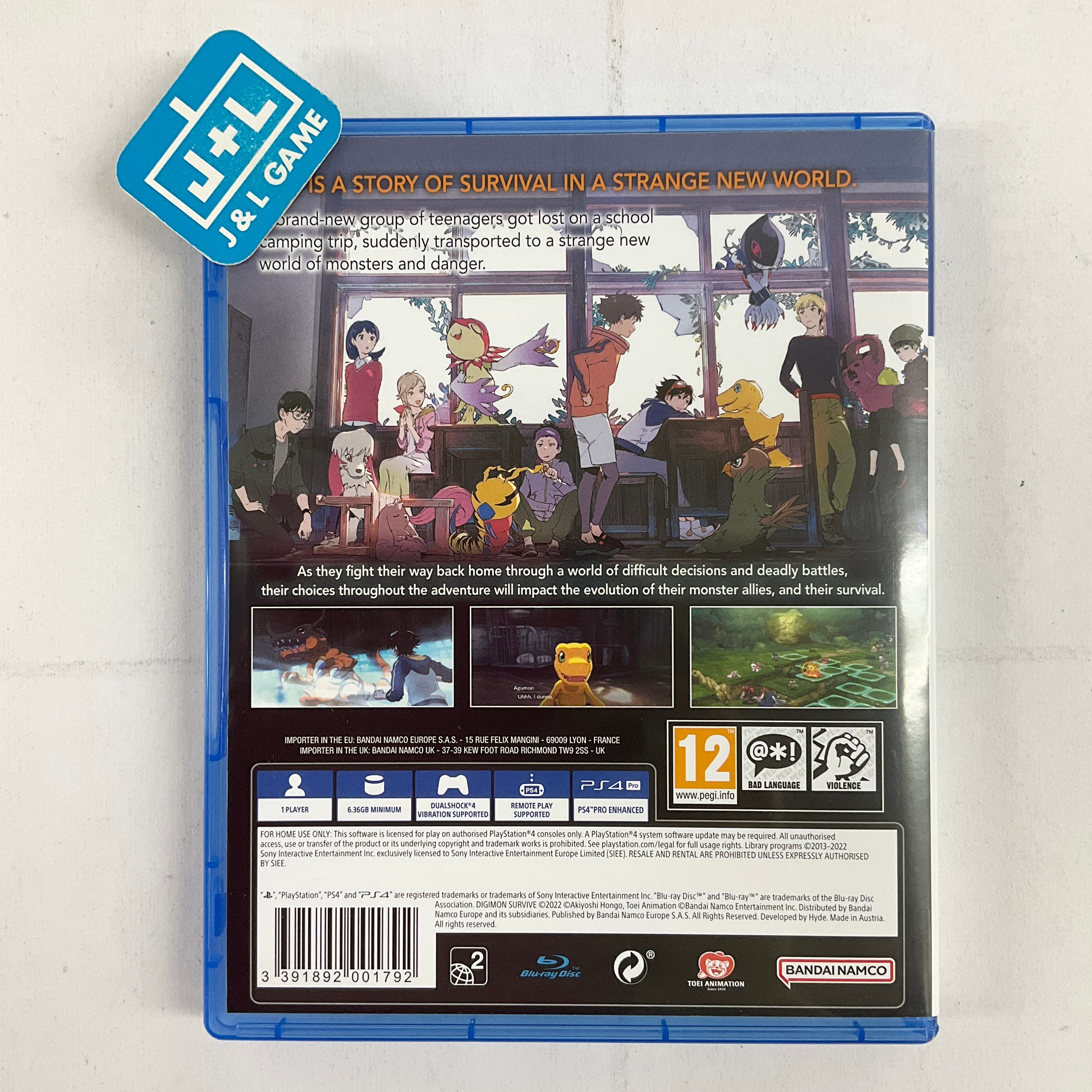Digimon Survive - (PS4) PlayStation 4 [Pre-Owned] (European Import) Video Games BANDAI NAMCO Entertainment   
