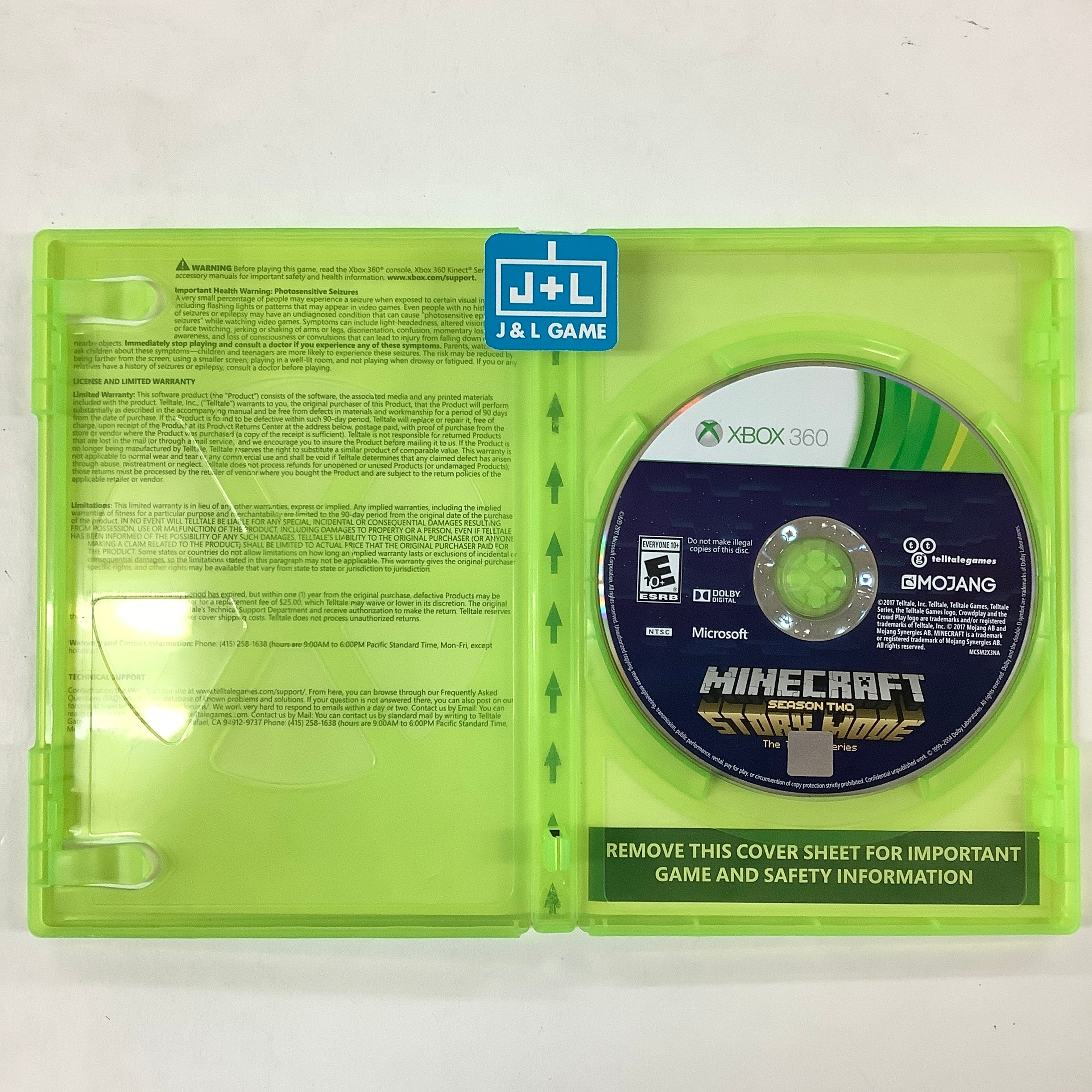 Minecraft: Story Mode - Season Two: The Telltale Series - Xbox 360 [Pre-Owned] Video Games Telltale Games   