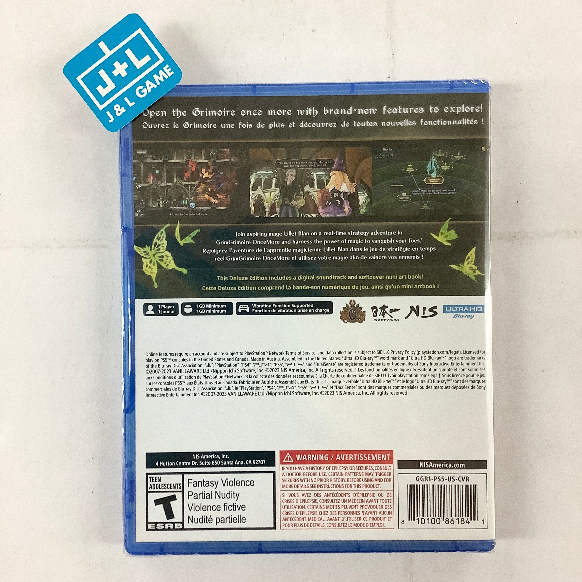 GrimGrimoire OnceMore: Deluxe Edition - (PS5) PlayStation 5 Video Games NIS America   
