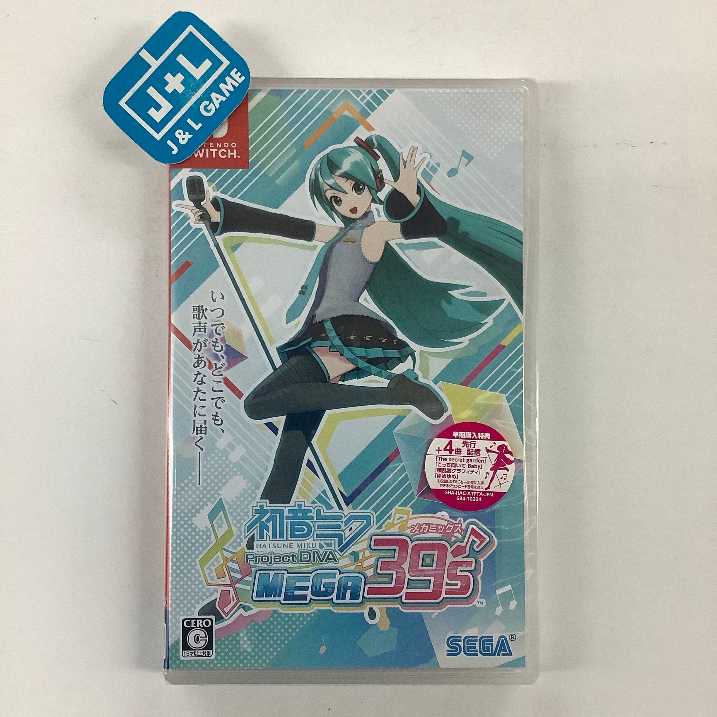 Hatsune Miku: Project Diva Mega39's - (NSW) Nintendo Switch (Japanese Import) Video Games SEGA   