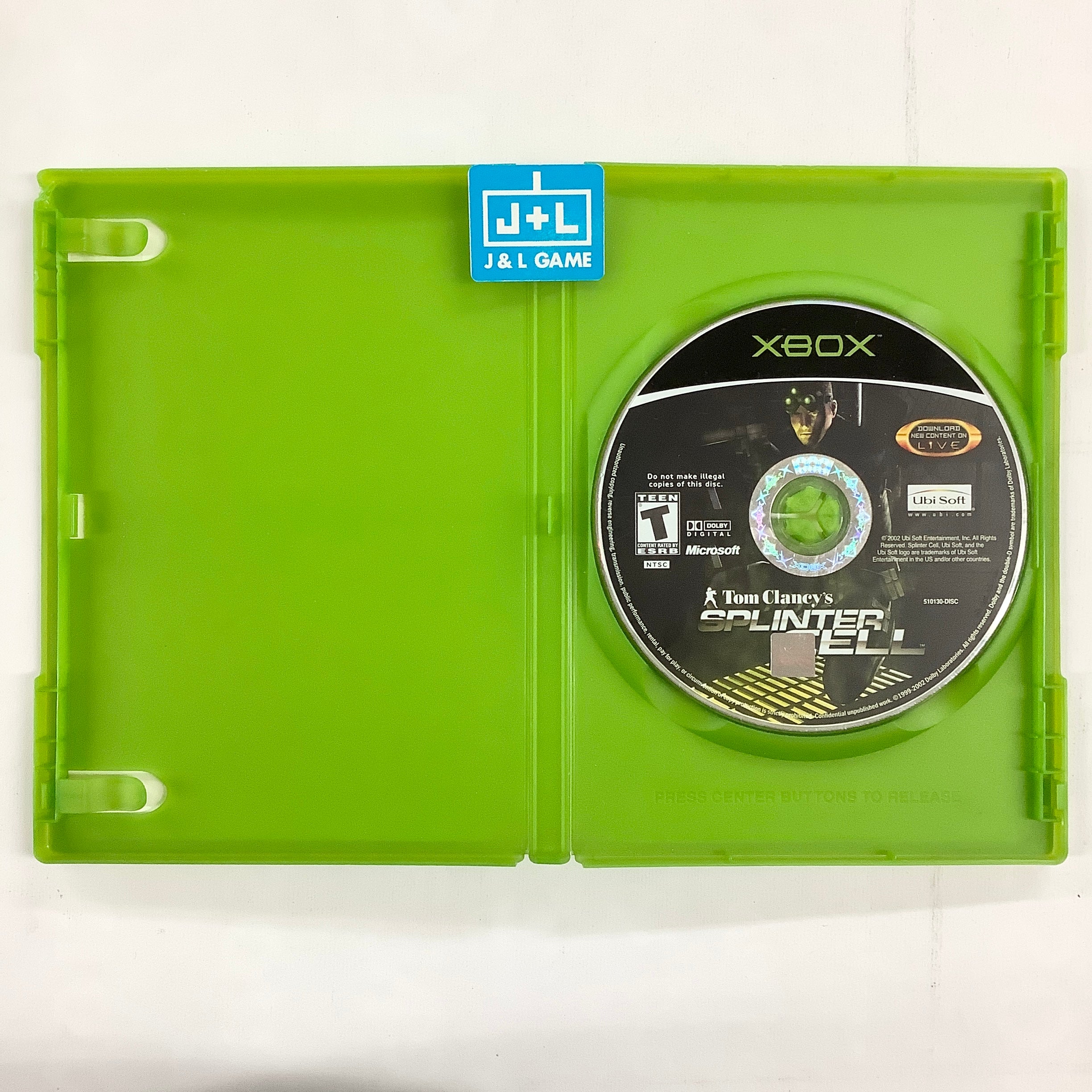 Tom Clancy's Splinter Cell: Stealth Action Redefined - (XB) Xbox [Pre-Owned] Video Games Ubisoft   