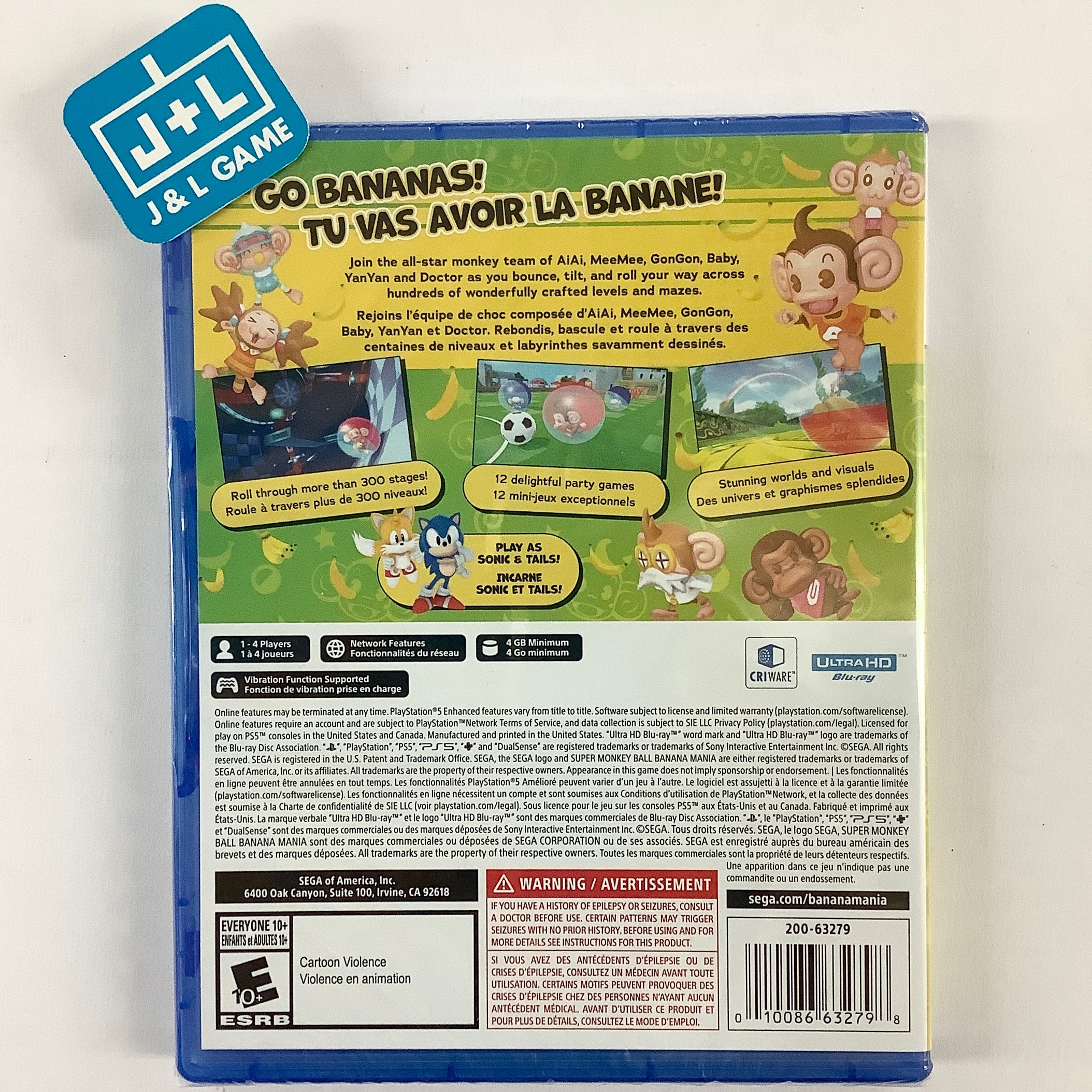 Super Monkey Ball: Banana Mania - (PS5) PlayStation 5 Video Games SEGA   