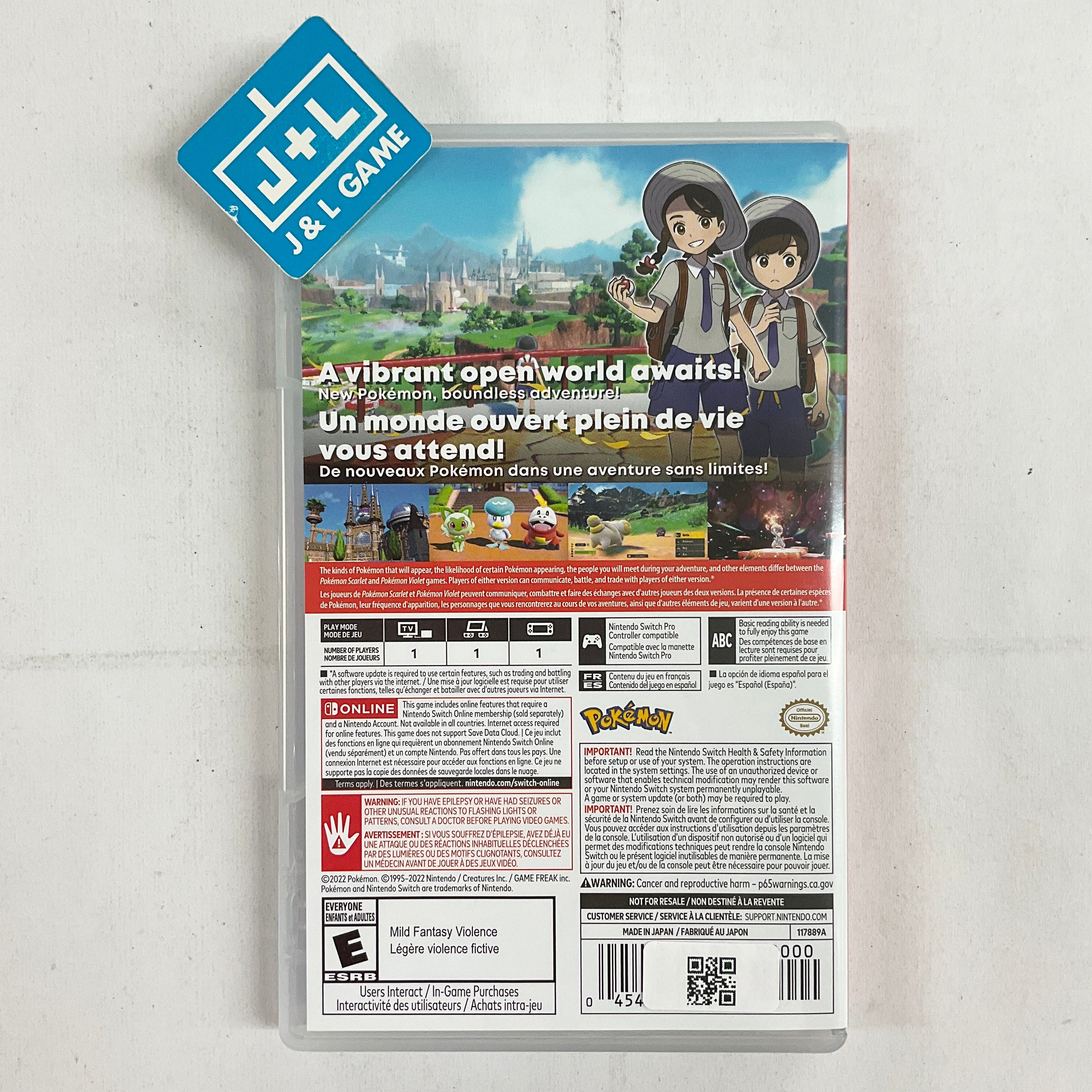 Pokémon Violet - (NSW) Nintendo Switch [Pre-Owned] Video Games Nintendo   
