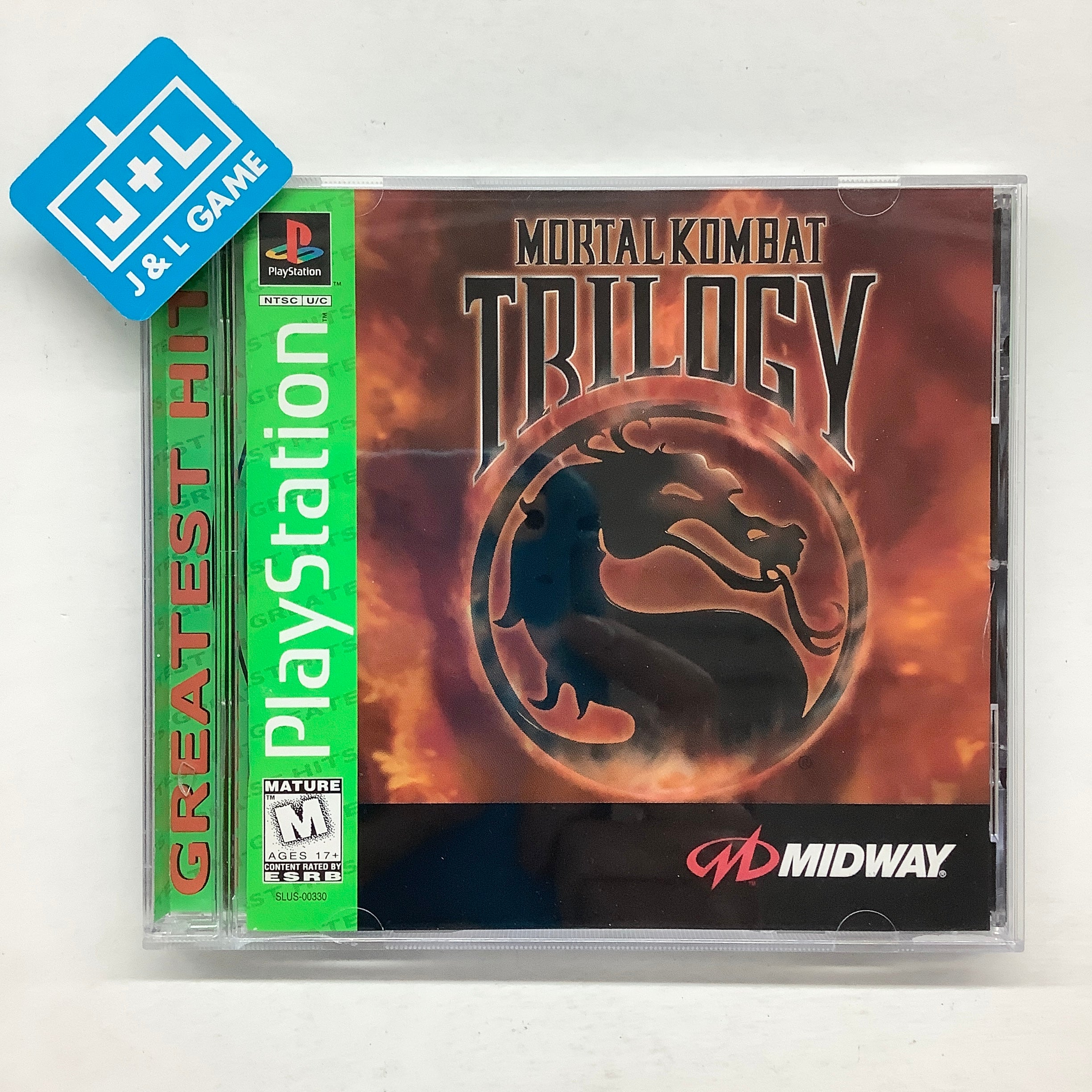 Mortal Kombat Trilogy (Greatest Hits)- (PS1) PlayStation 1 [Pre-Owned] Video Games Midway   