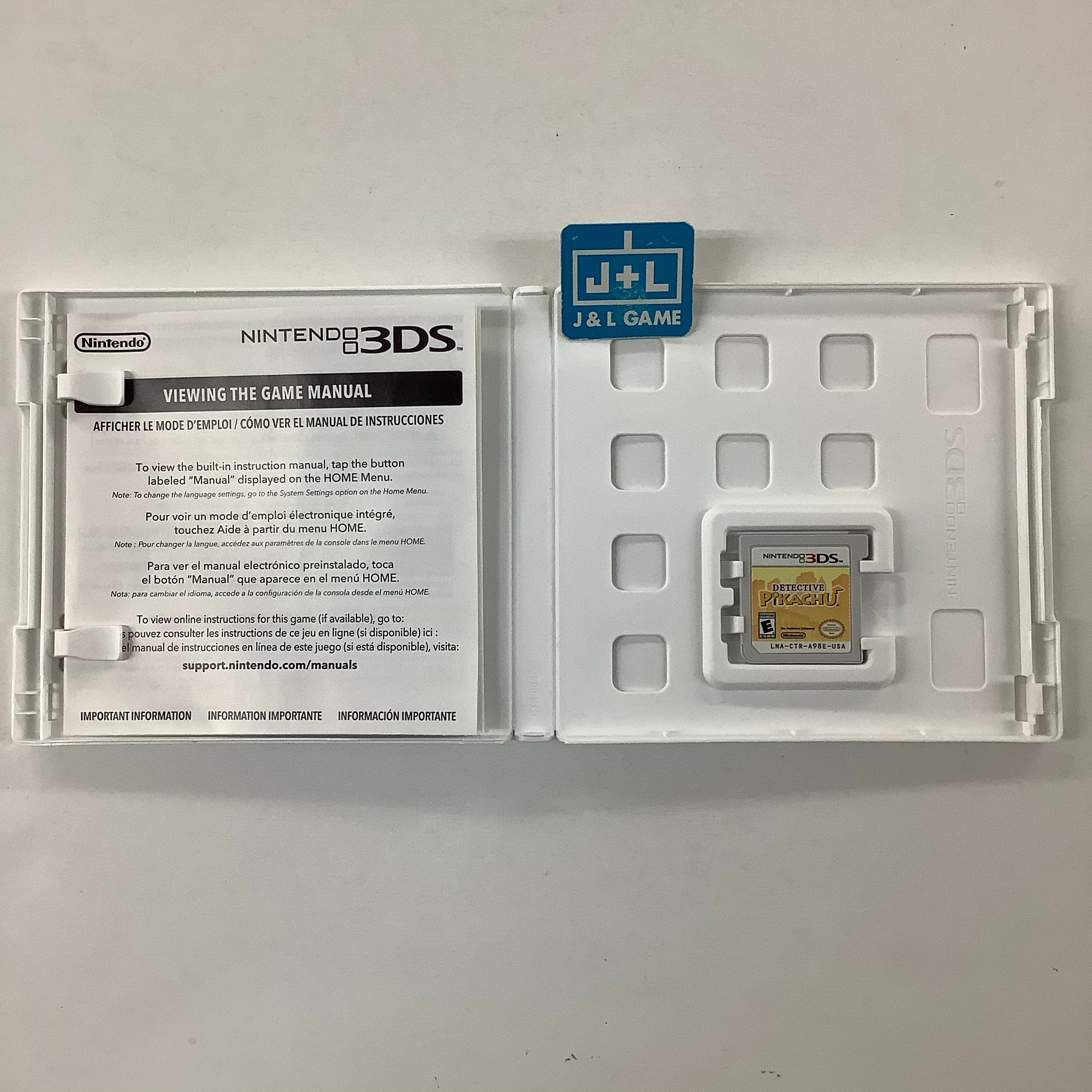 Detective Pikachu - Nintendo 3DS [Pre-Owned] Video Games Nintendo   