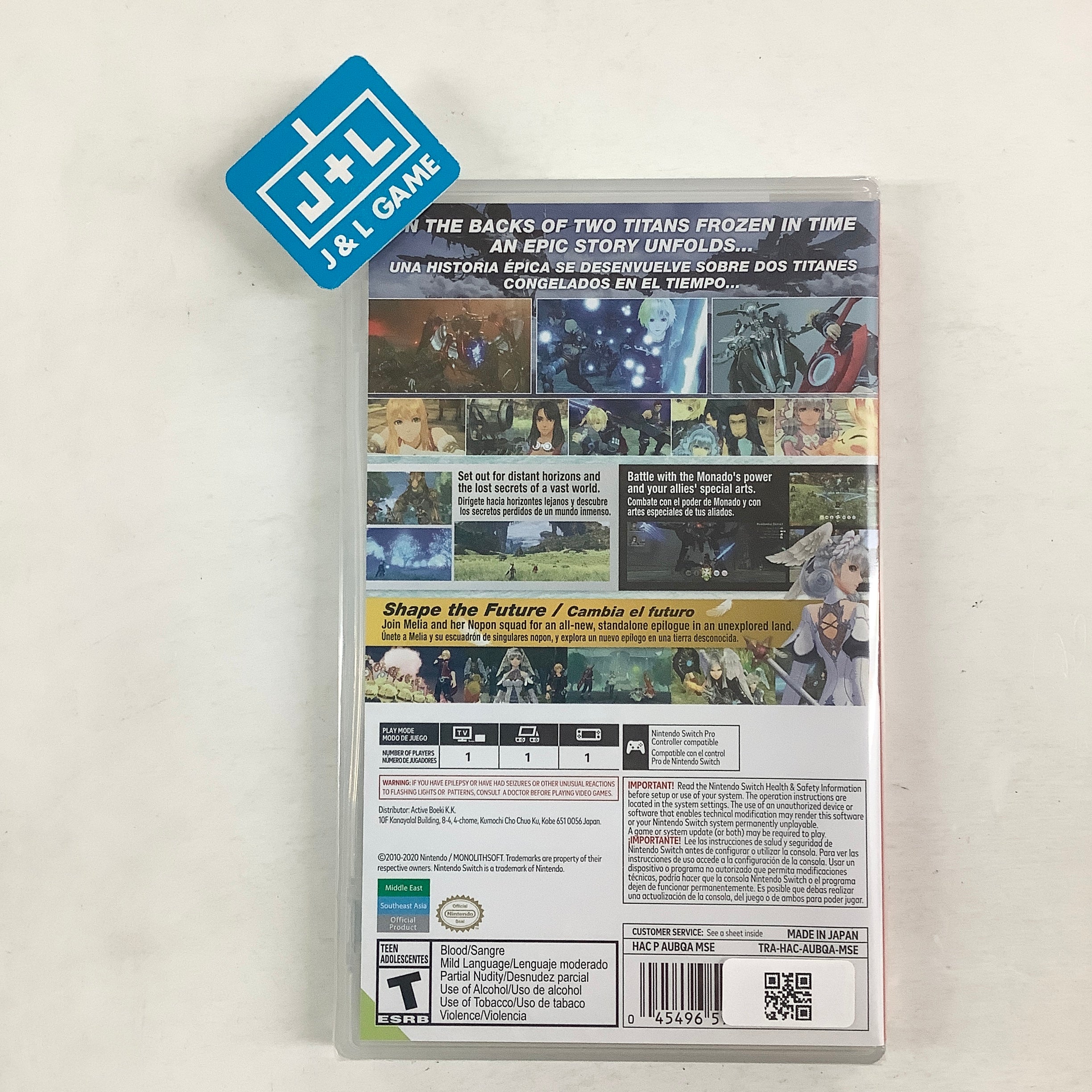 Xenoblade Chronicles Definitive Edition  (World Edition) - (NSW) Nintendo Switch Video Games Nintendo   