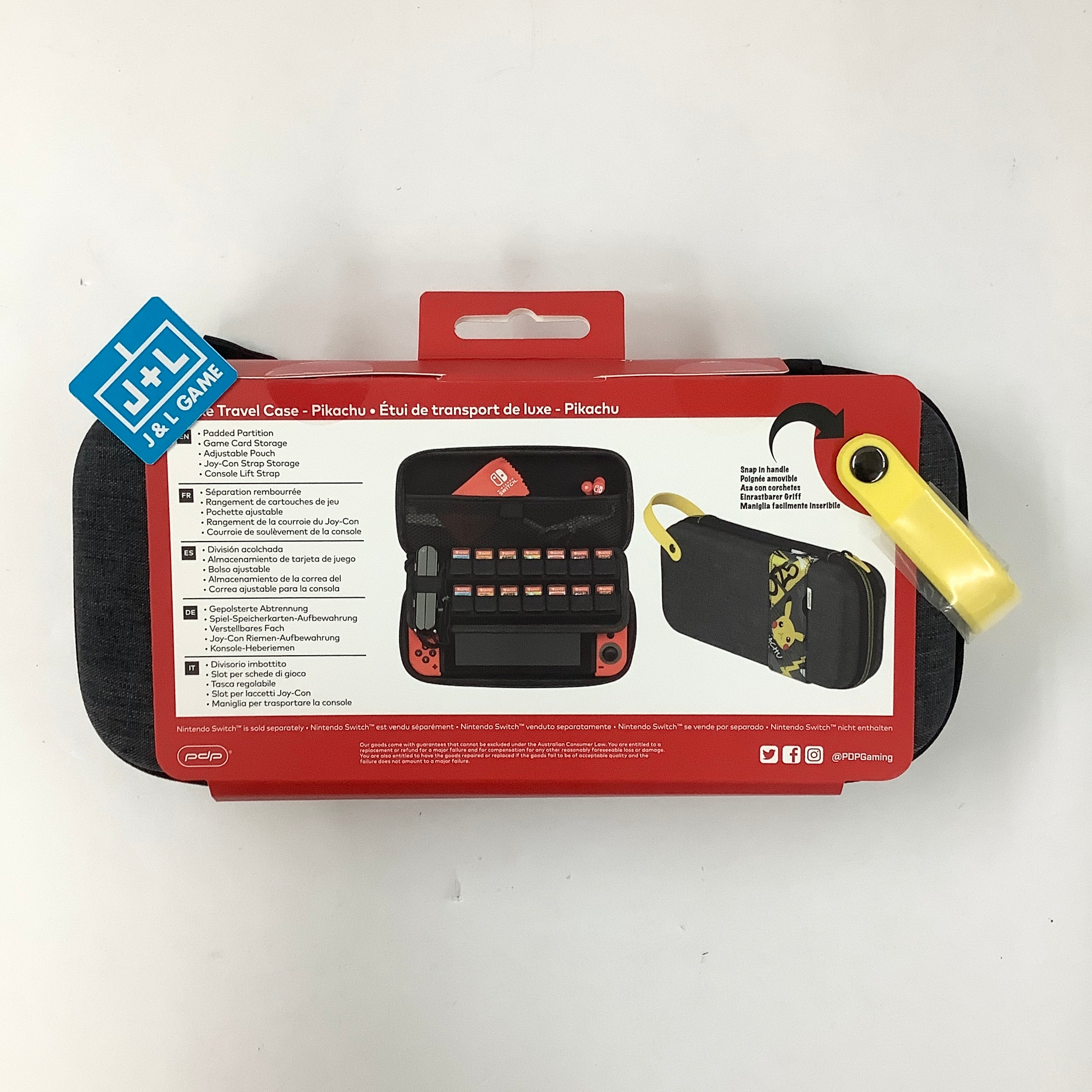 PDP Deluxe Travel Case (Pikachu) - (NSW) Nintendo Switch Accessories PDP   