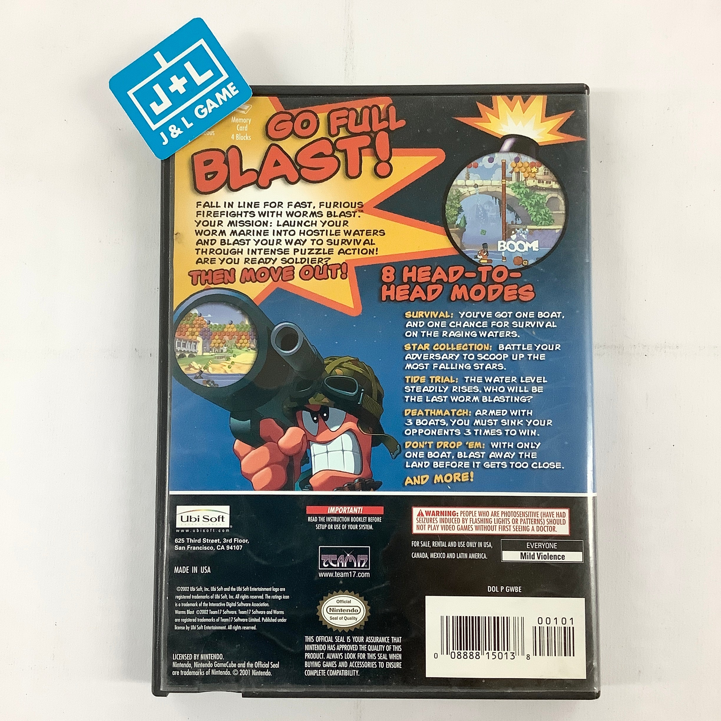 Worms Blast - (GC) Gamecube [Pre-Owned] Video Games Ubisoft   