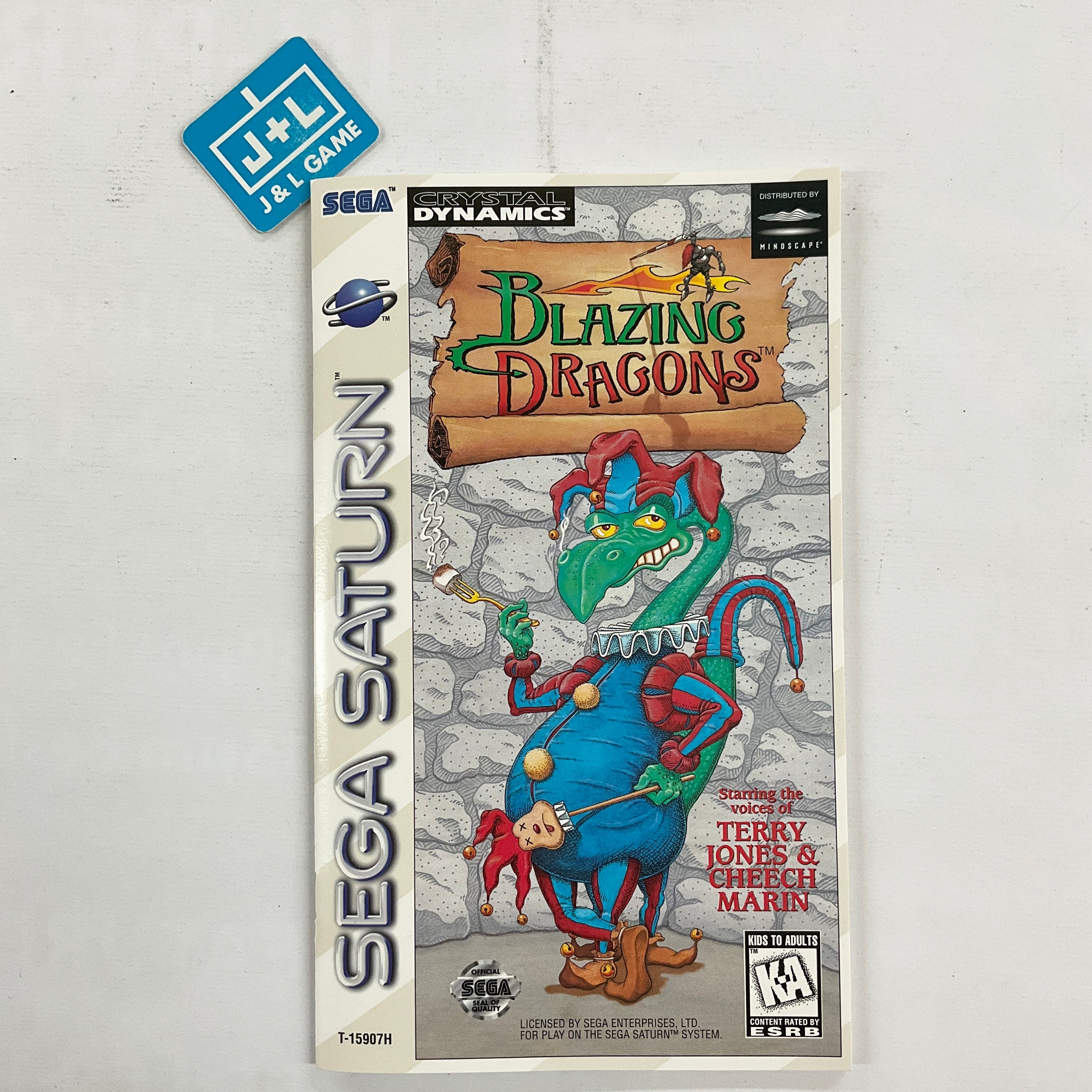 Blazing Dragons - (SS) SEGA Saturn [Pre-Owned] Video Games Mindscape   
