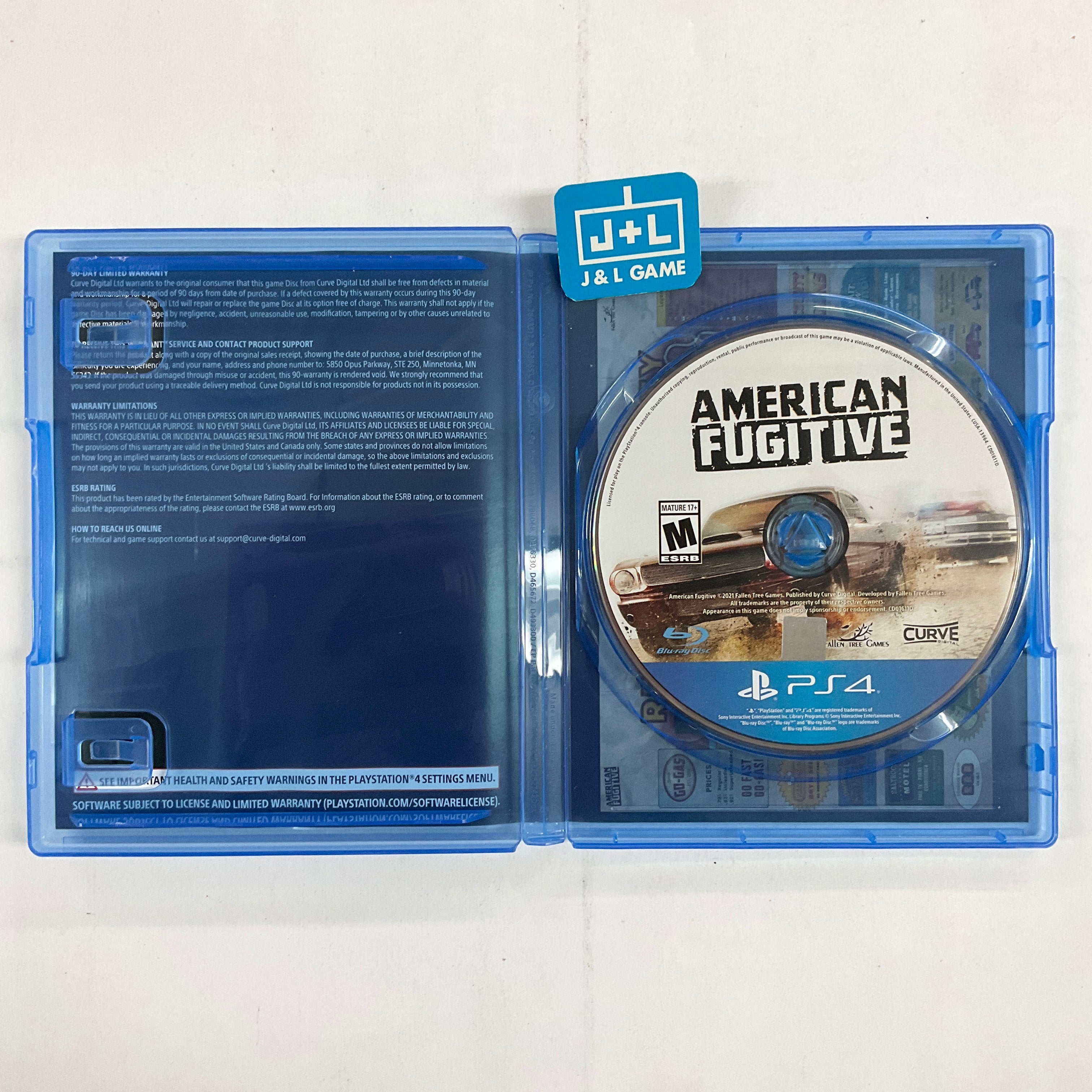 American Fugitive - (PS4) PlayStation 4 [Pre-Owned] Video Games Curve Digital   