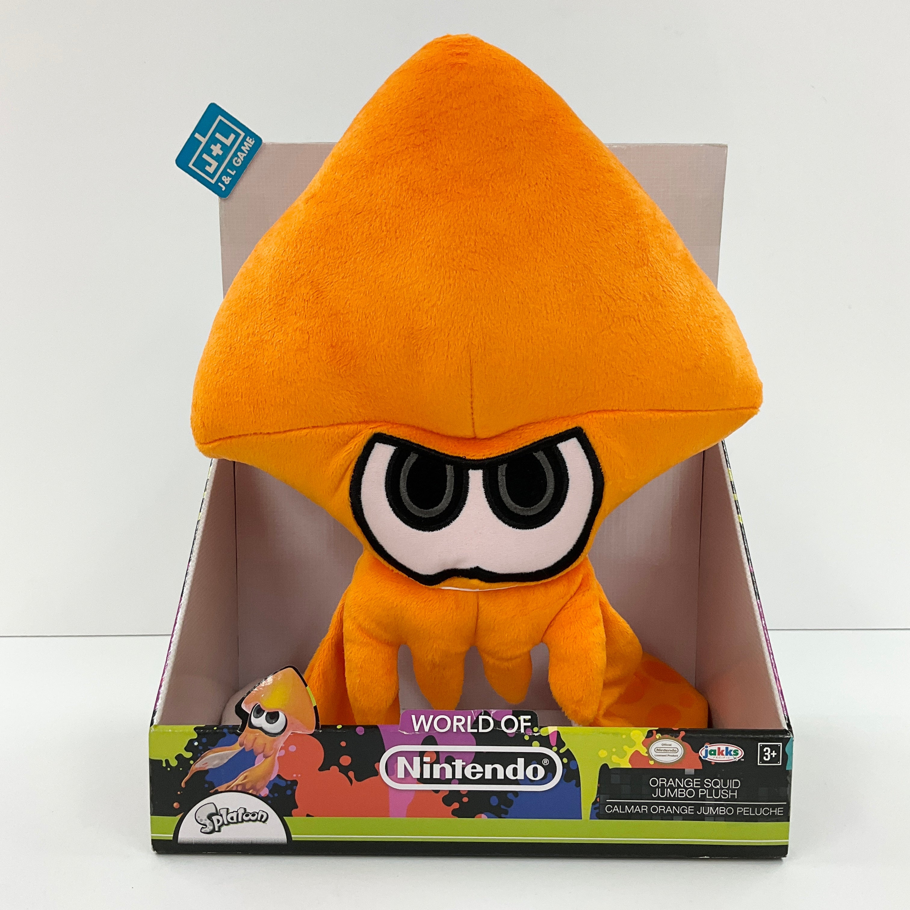 World of Nintendo Jumbo Plush Orange Splatoon Squid - Toys Toy World of Nintendo   