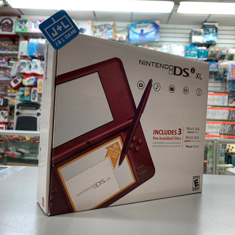 Nintendo DSi XL Console (Burgundy) - NDS Consoles Nintendo   