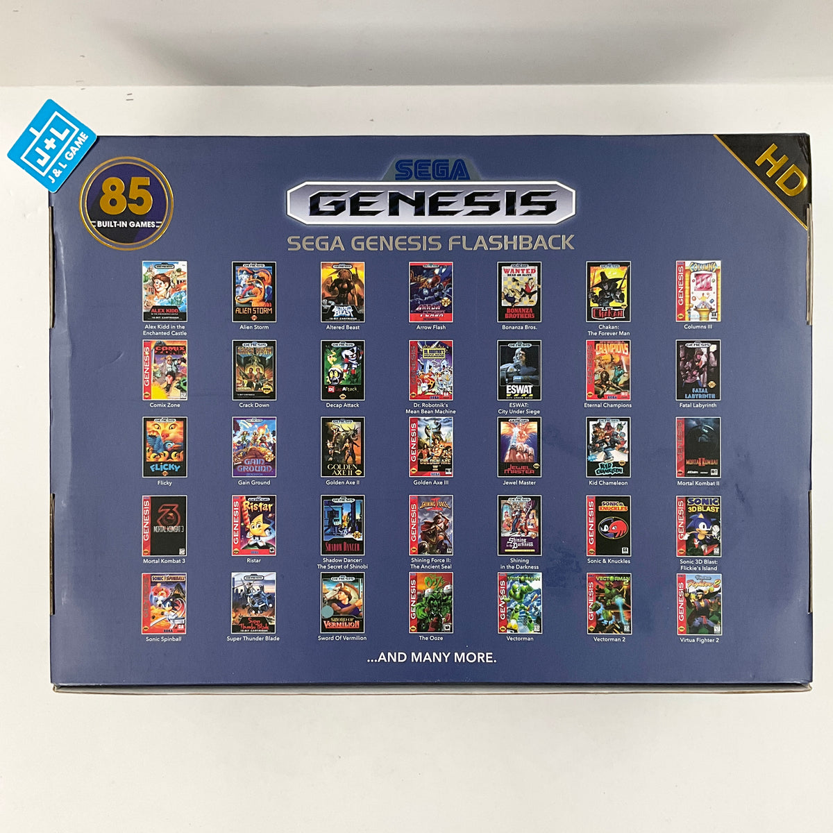85 Games Sega Genesis HD Flashback 85 Built in Games - SEGA Genesis [Pre-Owned ...