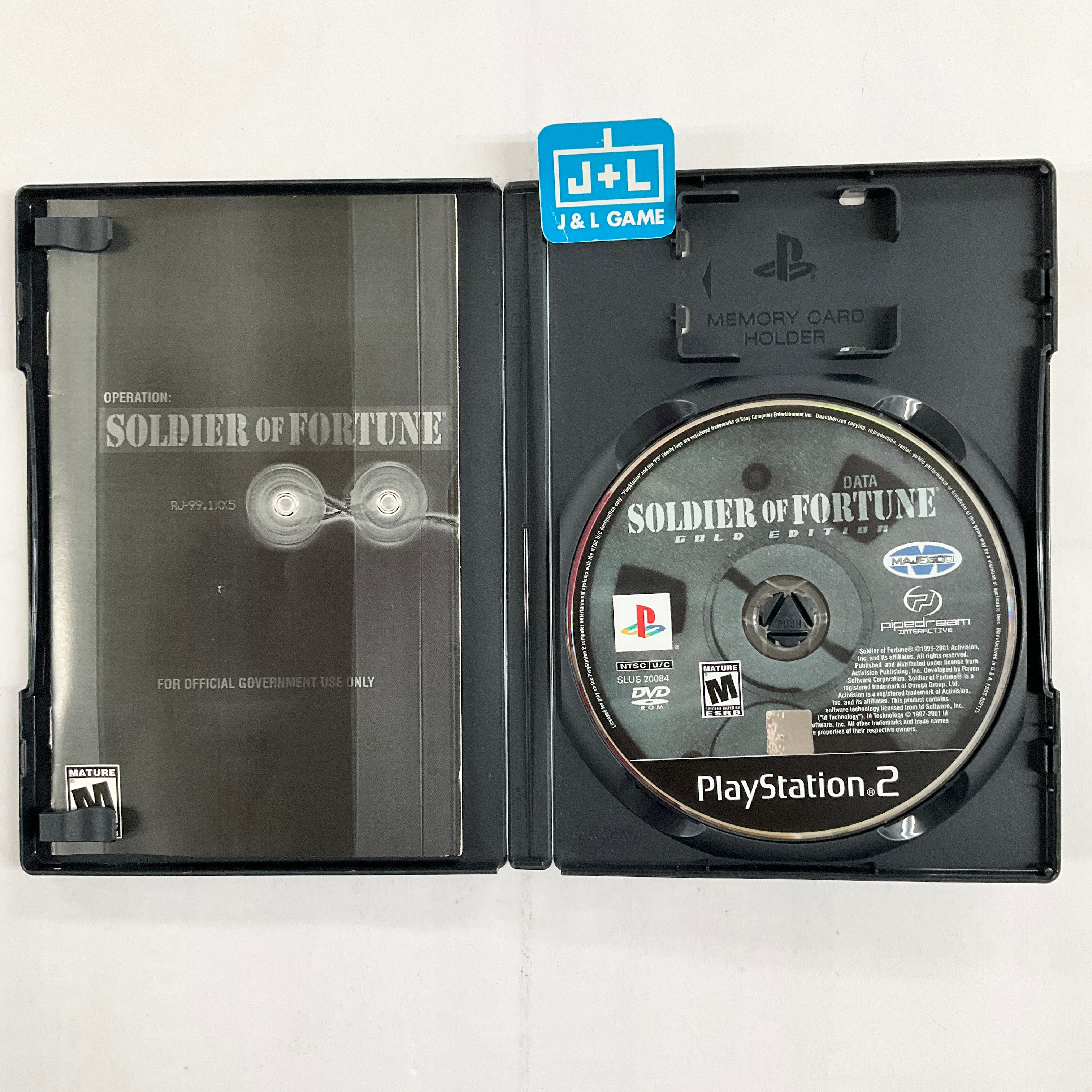 Soldier of Fortune: Gold Edition - (PS2) PlayStation 2 [Pre-Owned] Video Games Majesco   
