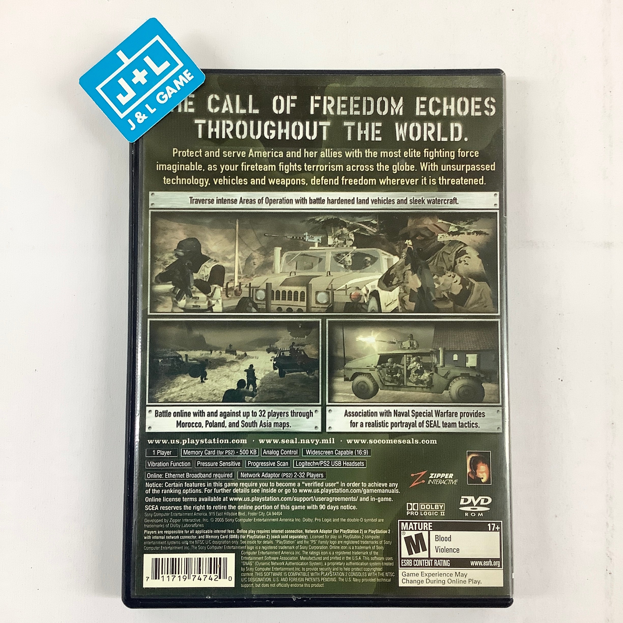 SOCOM 3: U.S. Navy SEALs - (PS2) PlayStation 2 [Pre-Owned] Video Games SCEA   