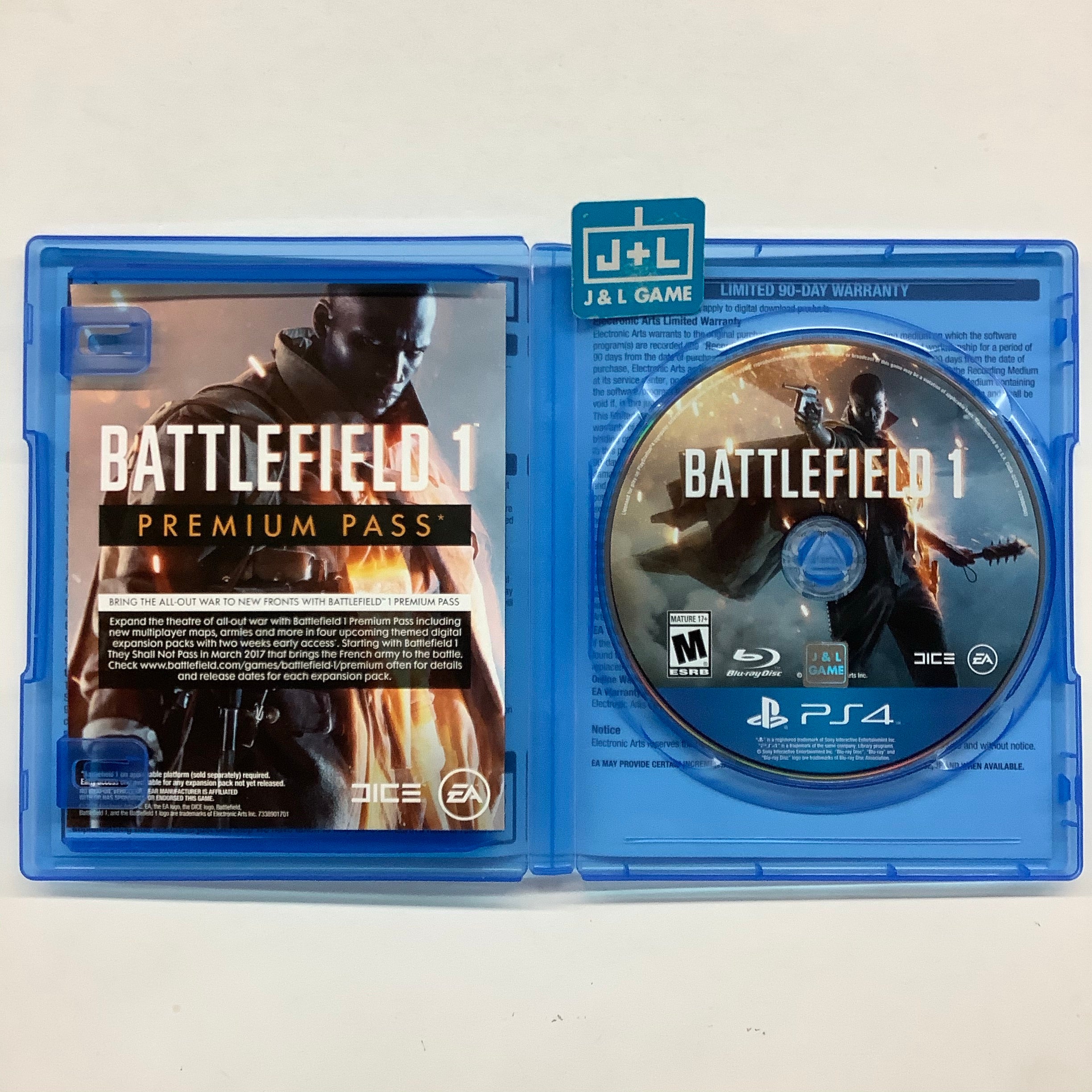 Battlefield 1 - (PS4) PlayStation 4 [Pre-Owned] Video Games Electronic Arts   