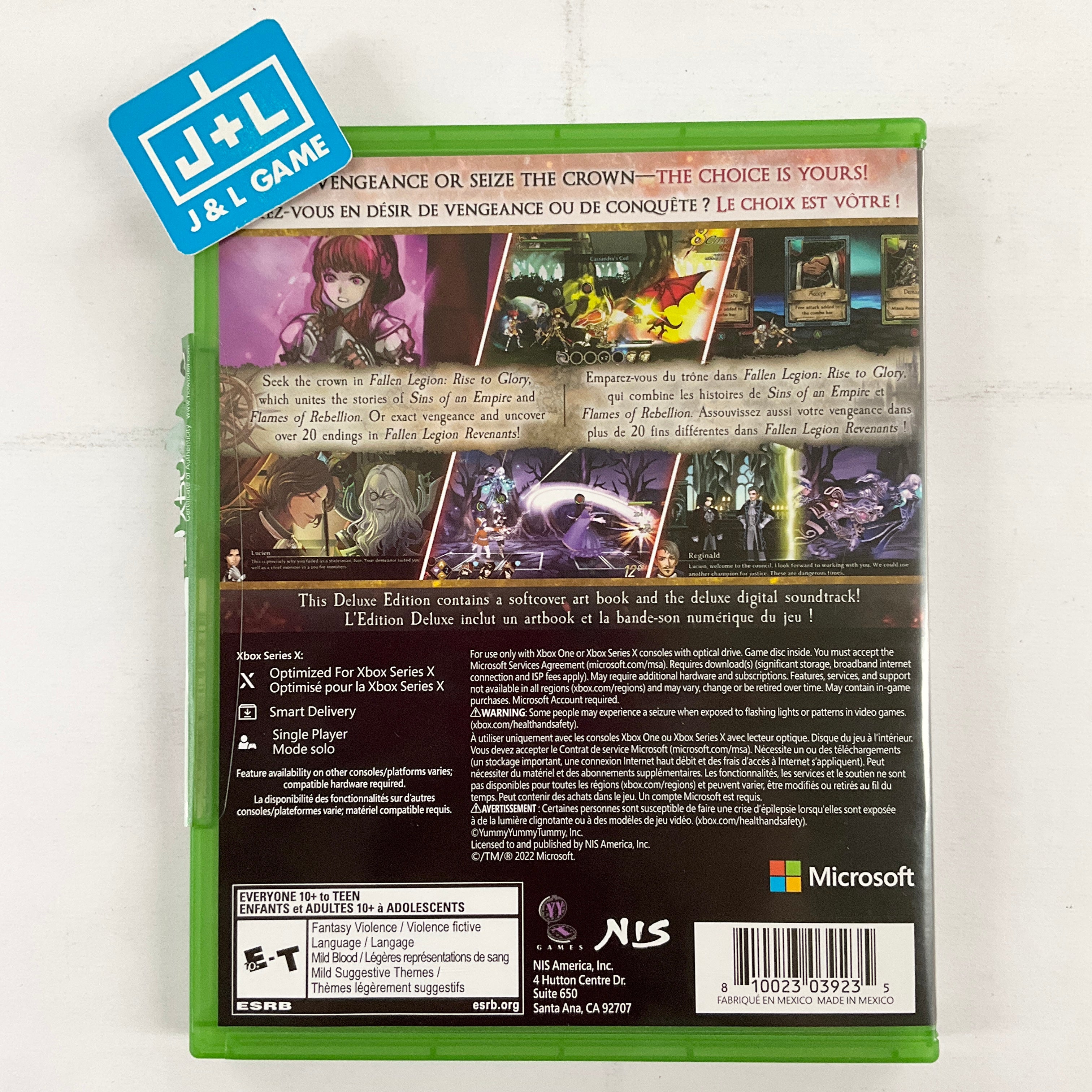 Fallen Legion: Rise to Glory / Fallen Legion Revenants Deluxe Edition - (XSX) Xbox Series X [UNBOXING] Video Games NIS America   