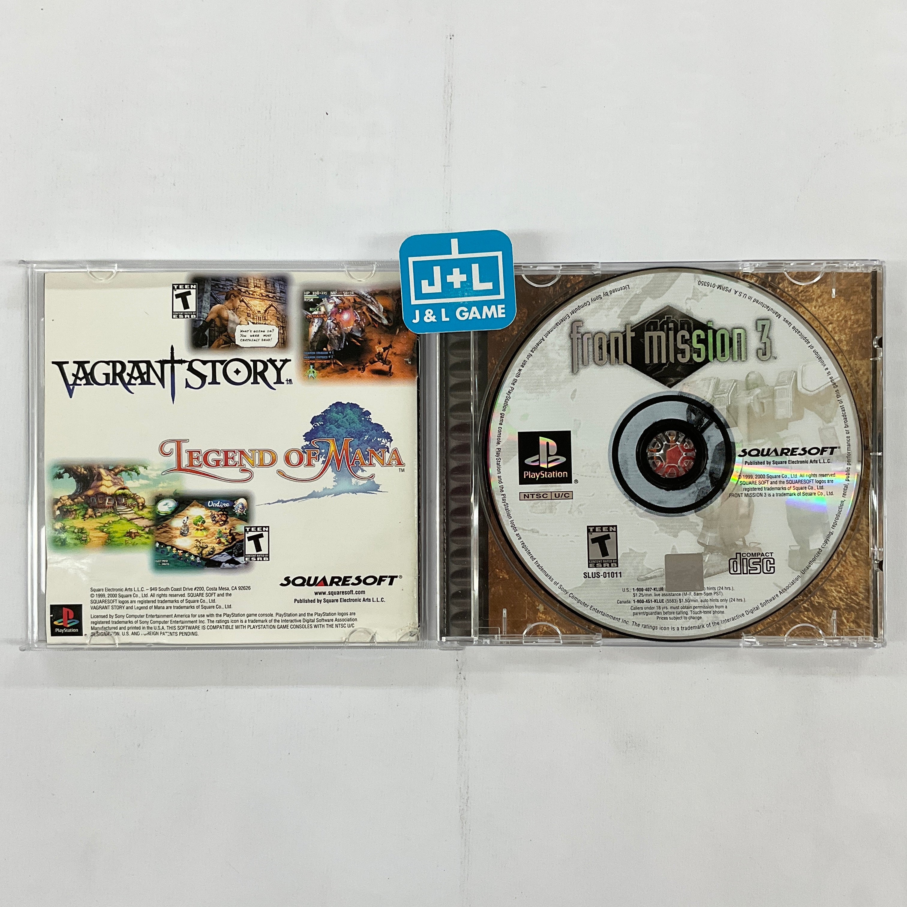 Front Mission 3 - (PS1) PlayStation 1 [Pre-Owned] Video Games Square EA   