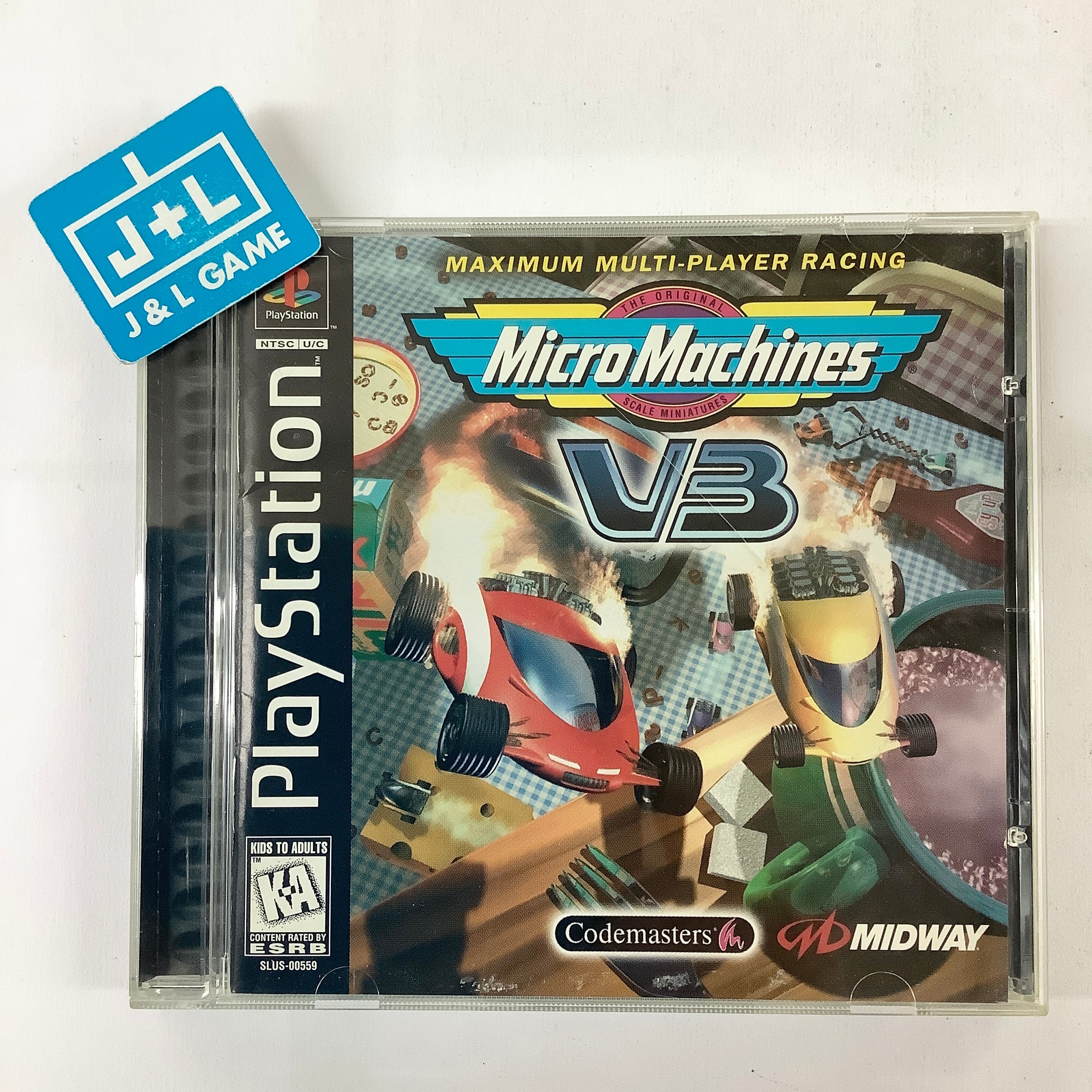 Micro Machines V3 - (PS1) PlayStation 1 [Pre-Owned] Video Games Midway   