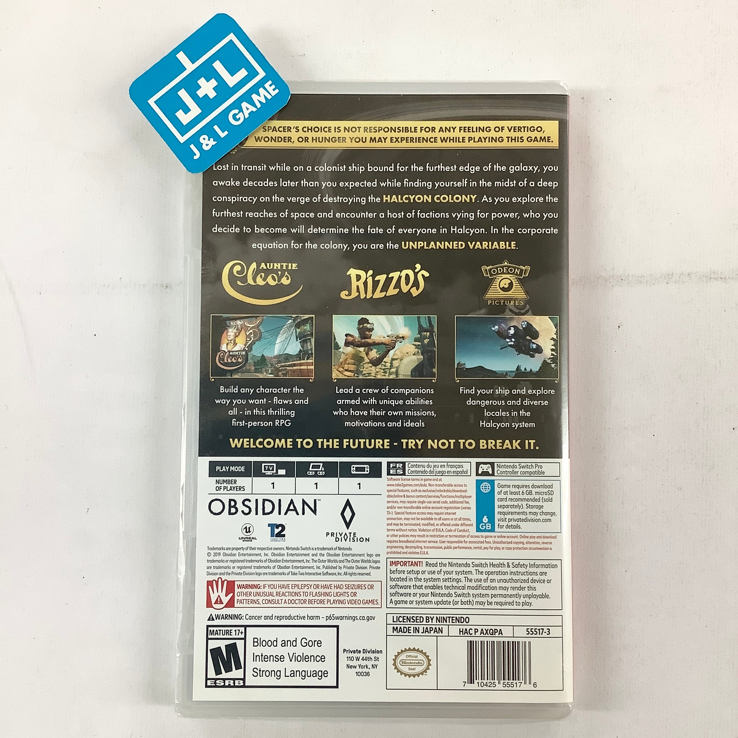 The Outer Worlds - (NSW) Nintendo Switch Video Games Private Division   